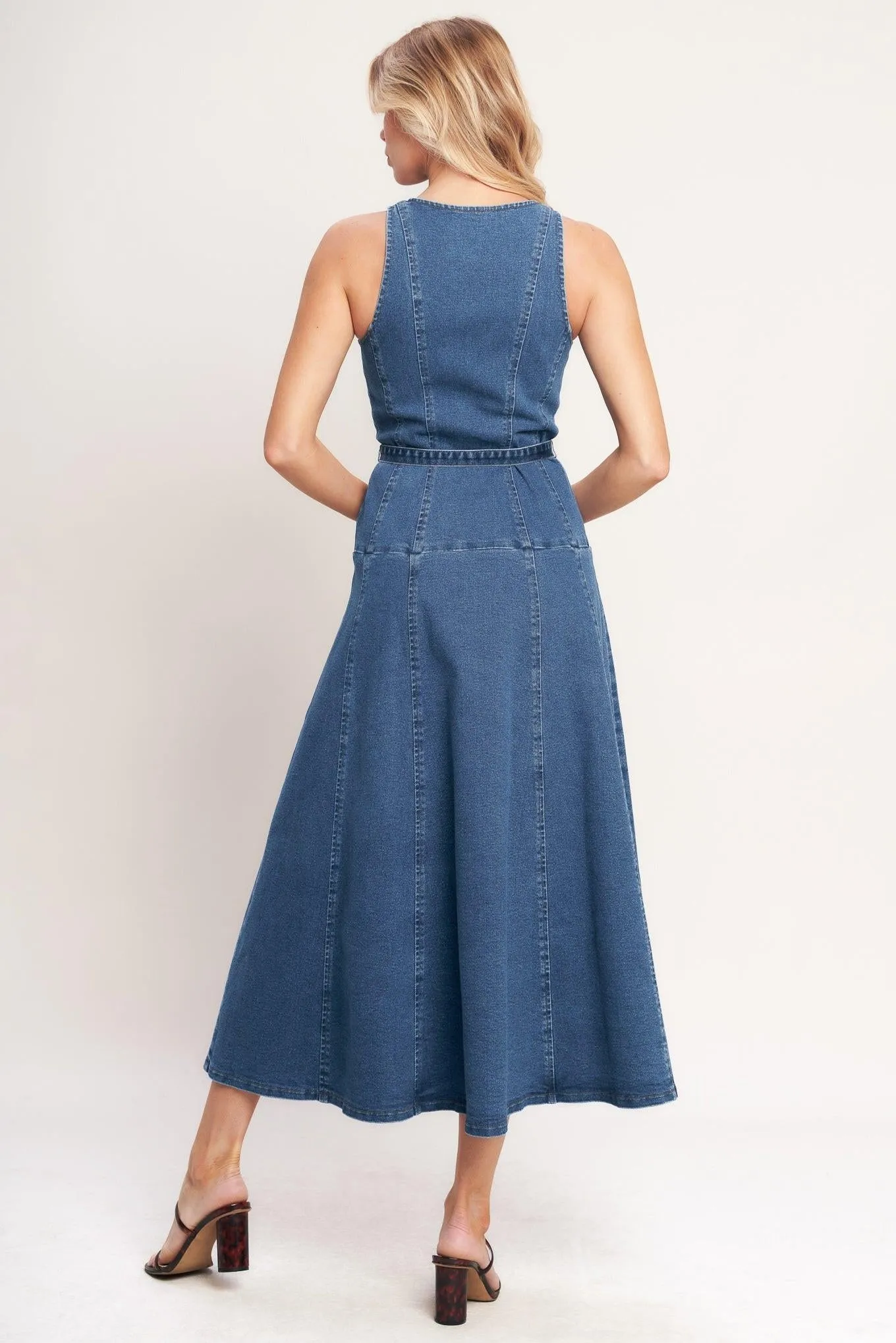Sunday Stroll Denim Midi Dress sold by Zulily product image thumbnail 2