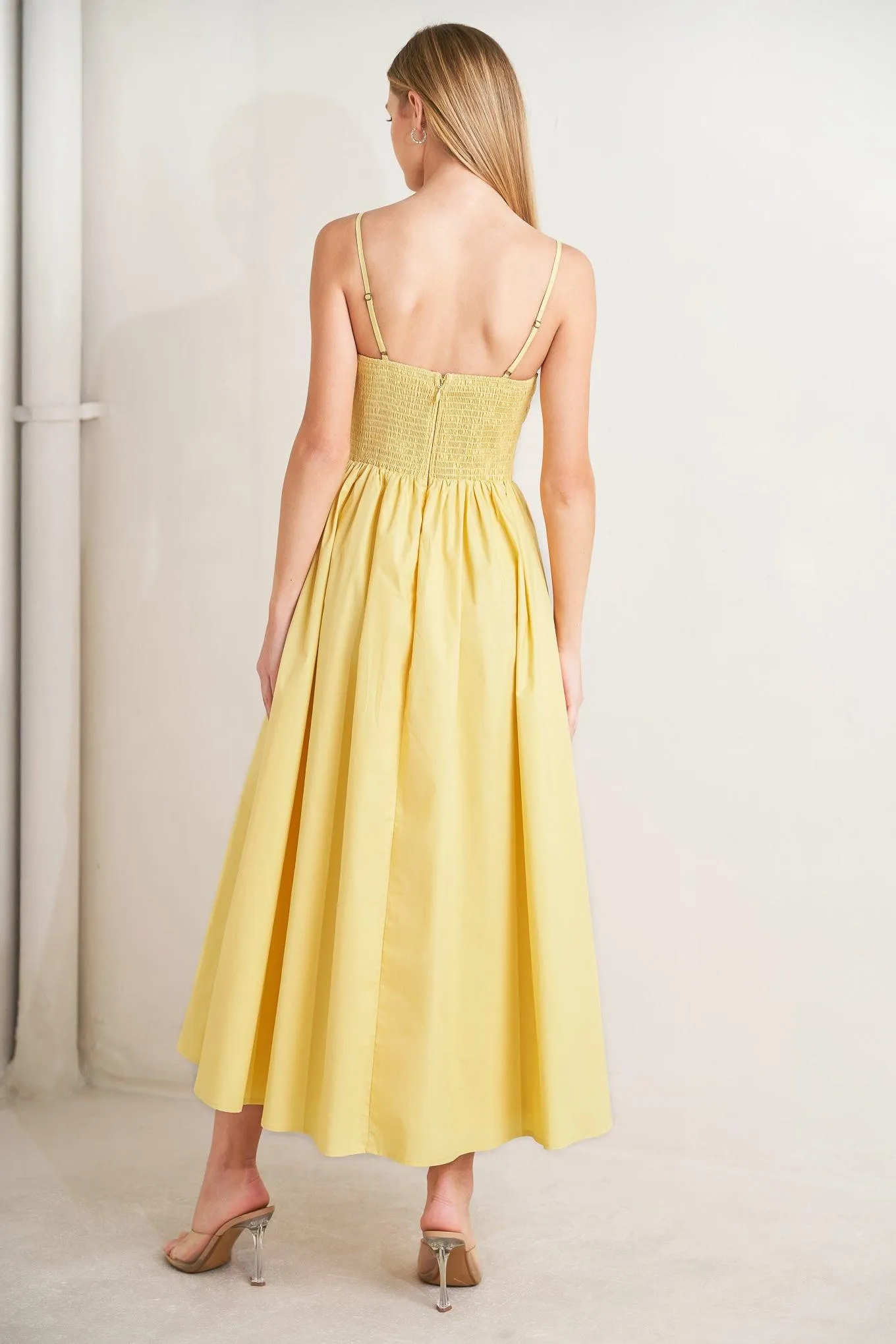 Lemon Kiss Woven Midi Dress sold by Zulily product image thumbnail 2