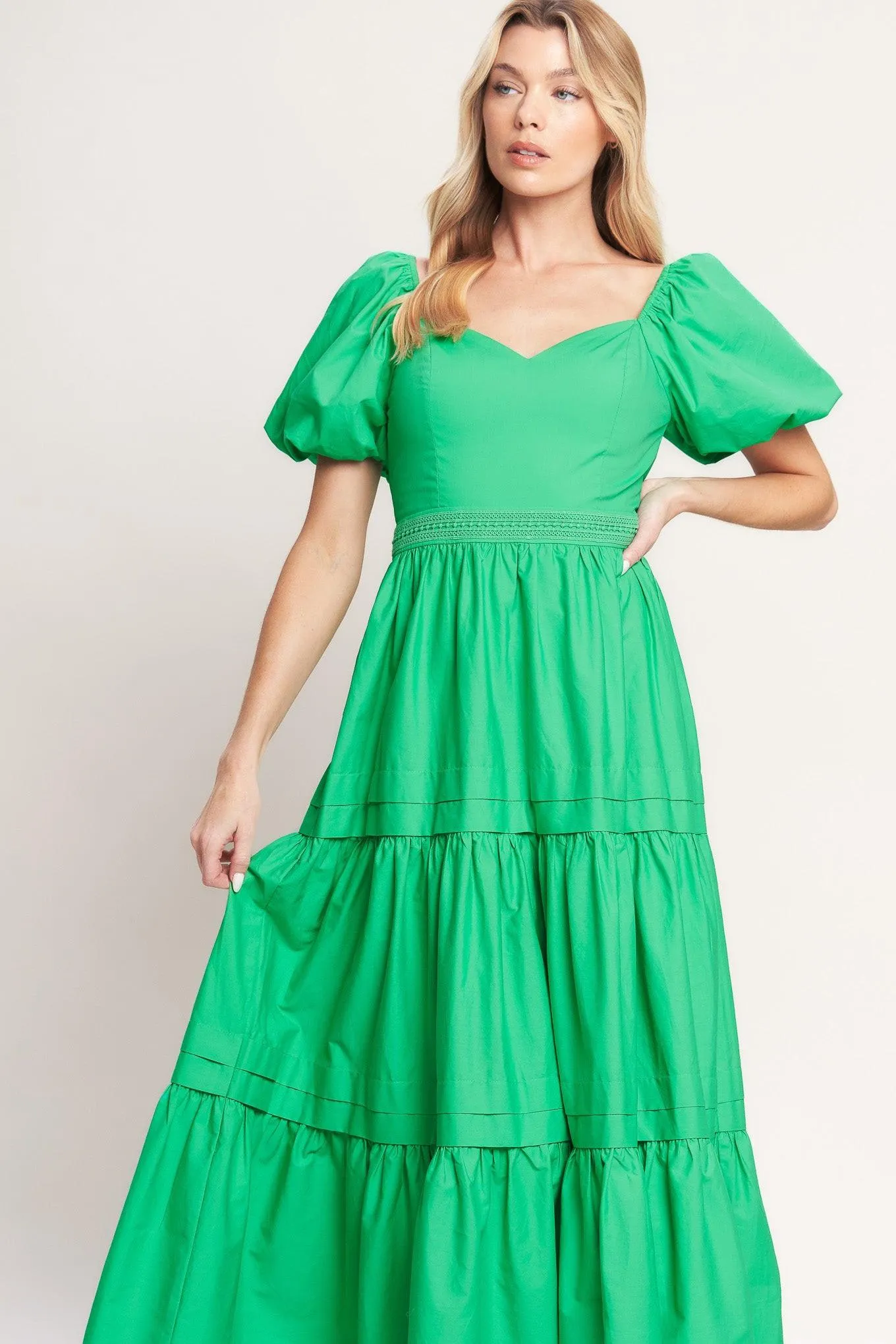 Sweet Verdant Woven Maxi Dress sold by Zulily product image thumbnail 5