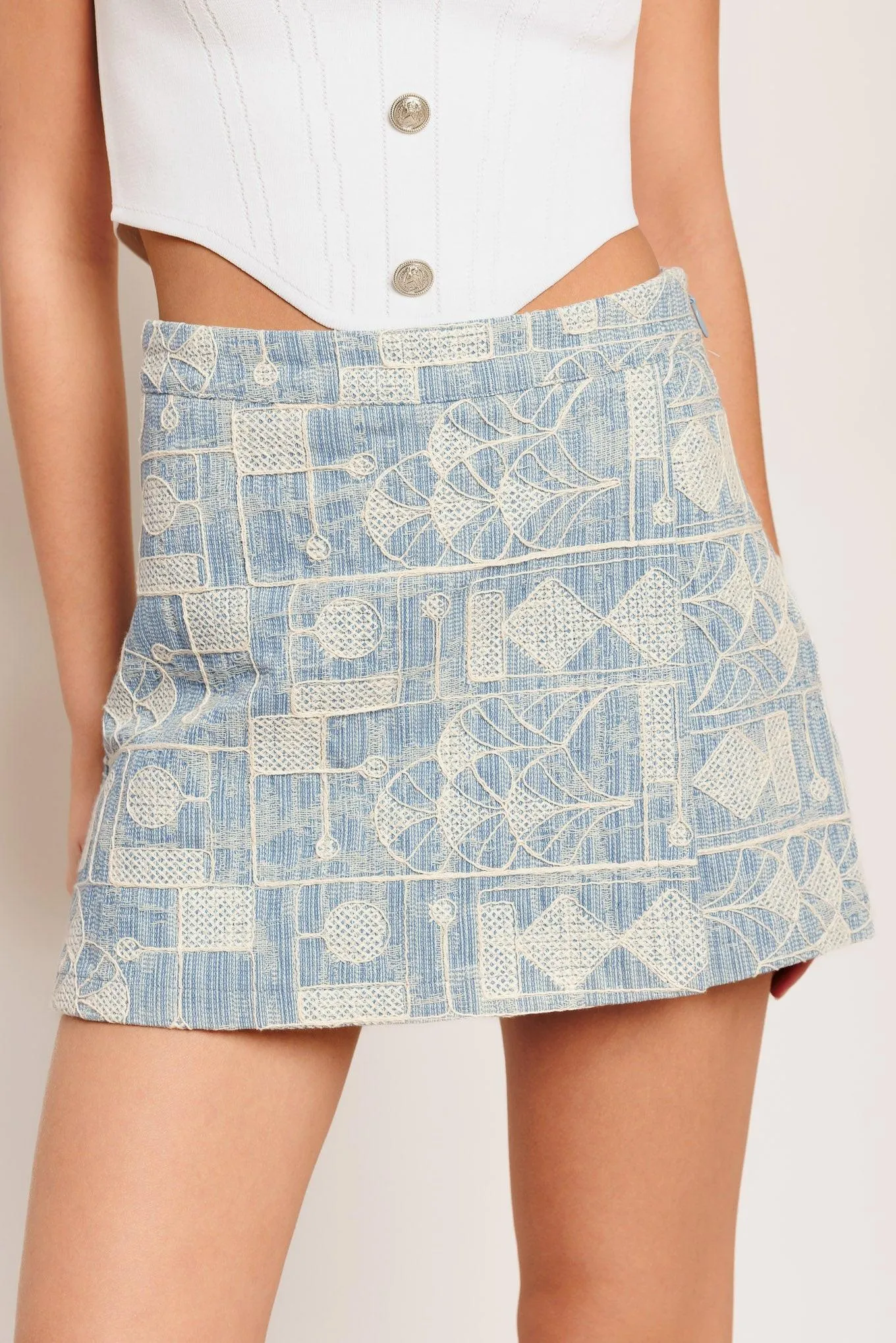 Artisan Grid Woven Skort sold by Zulily product image thumbnail 5