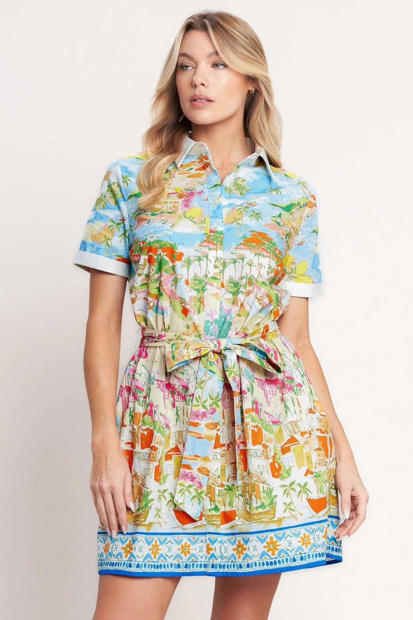 Coastal Market Woven Mini Dress sold by Zulily product image thumbnail 4