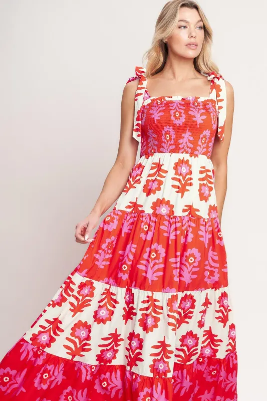 Glamour in Motion Woven Maxi Dress made by Flying Tomato