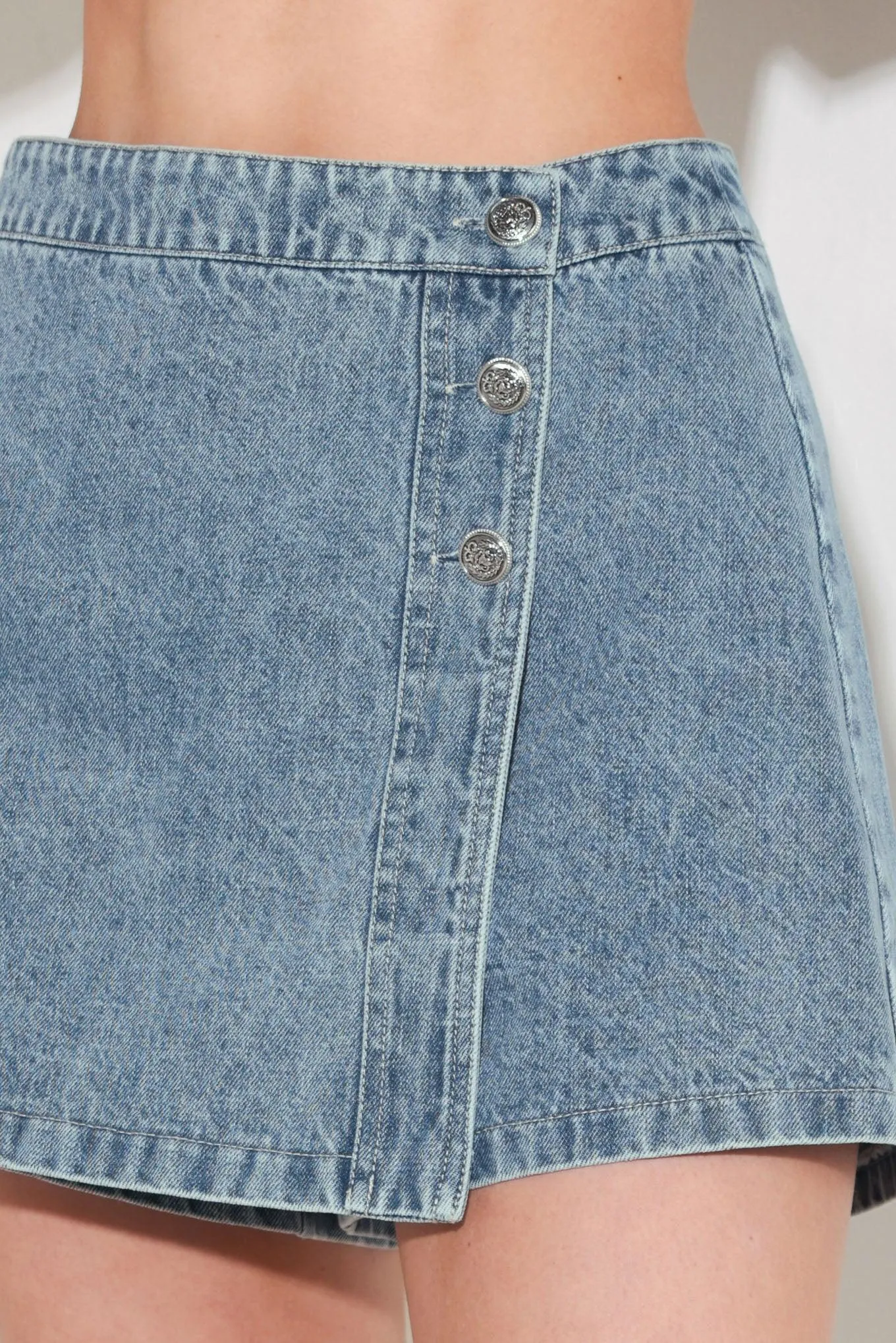 Street Muse Denim Skort sold by Zulily product image thumbnail 4