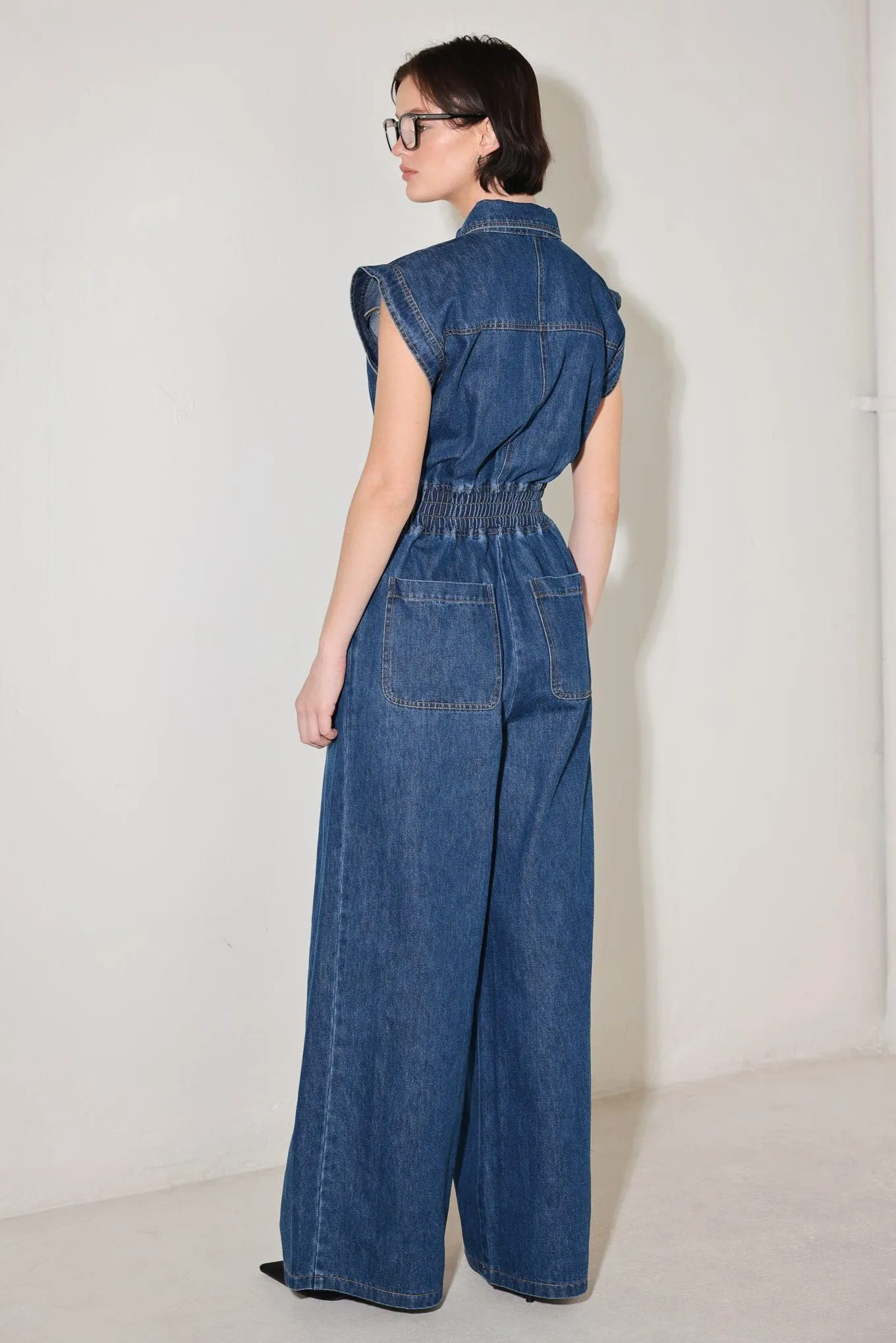 Power Play Denim Jumpsuit sold by Zulily product image thumbnail 5
