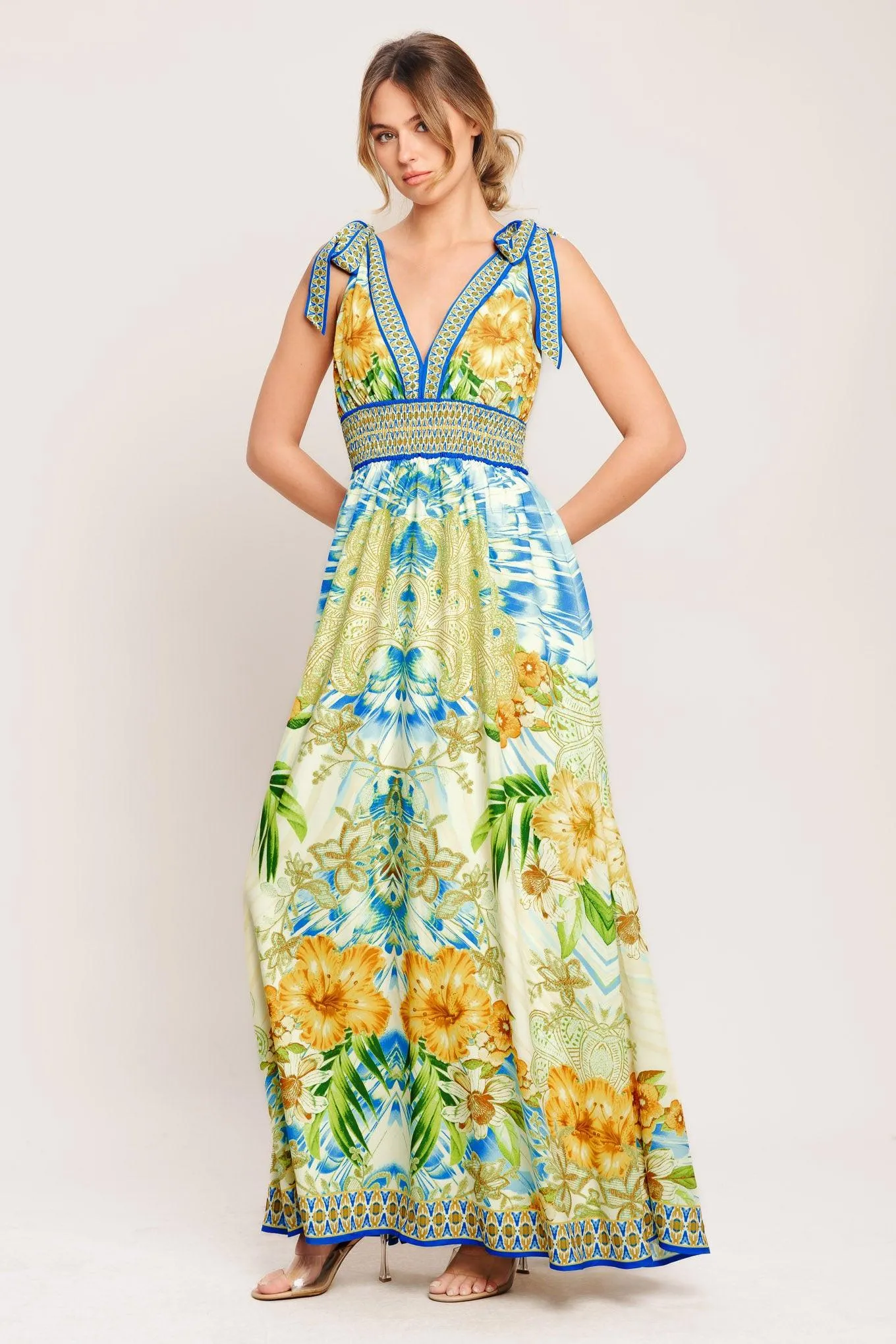 Resort Opulence Woven Maxi Dress sold by Zulily product image thumbnail 5