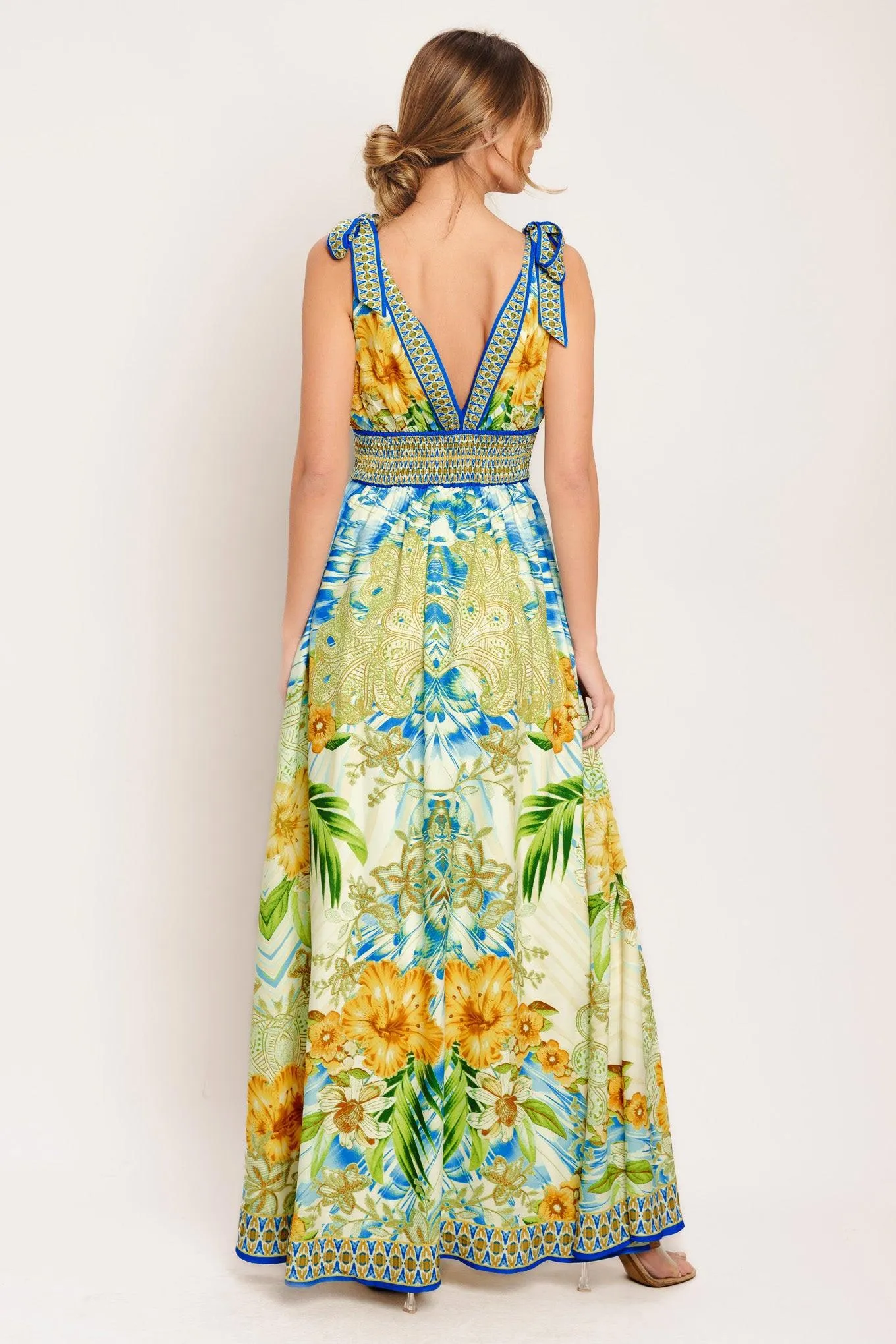 Resort Opulence Woven Maxi Dress sold by Zulily product image thumbnail 3