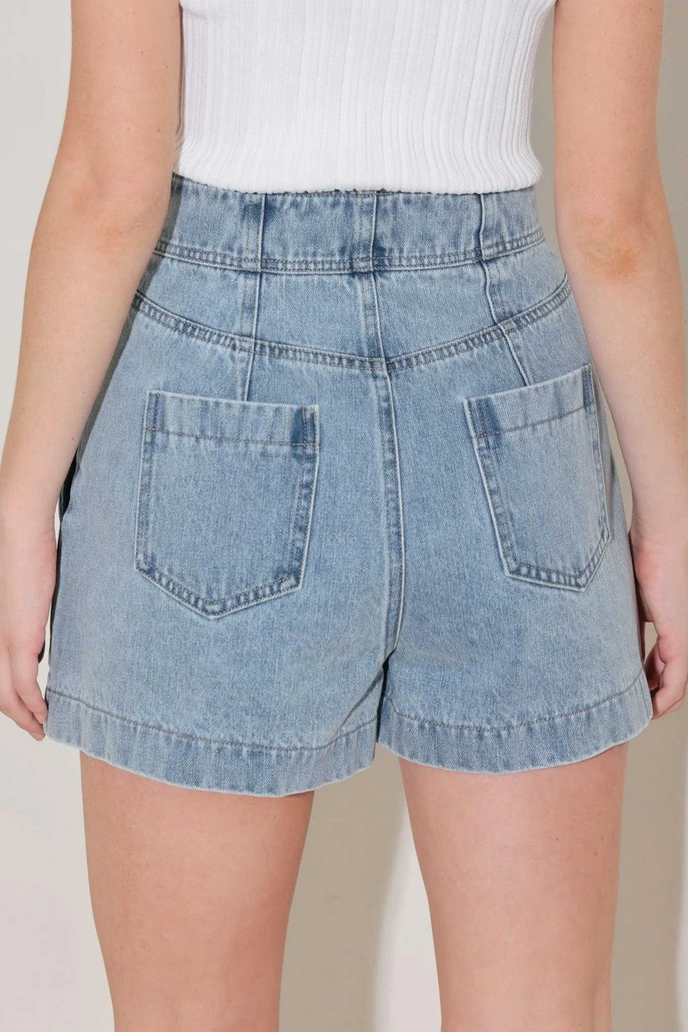 Sunlit Denim Moment Shorts sold by Zulily product image thumbnail 2