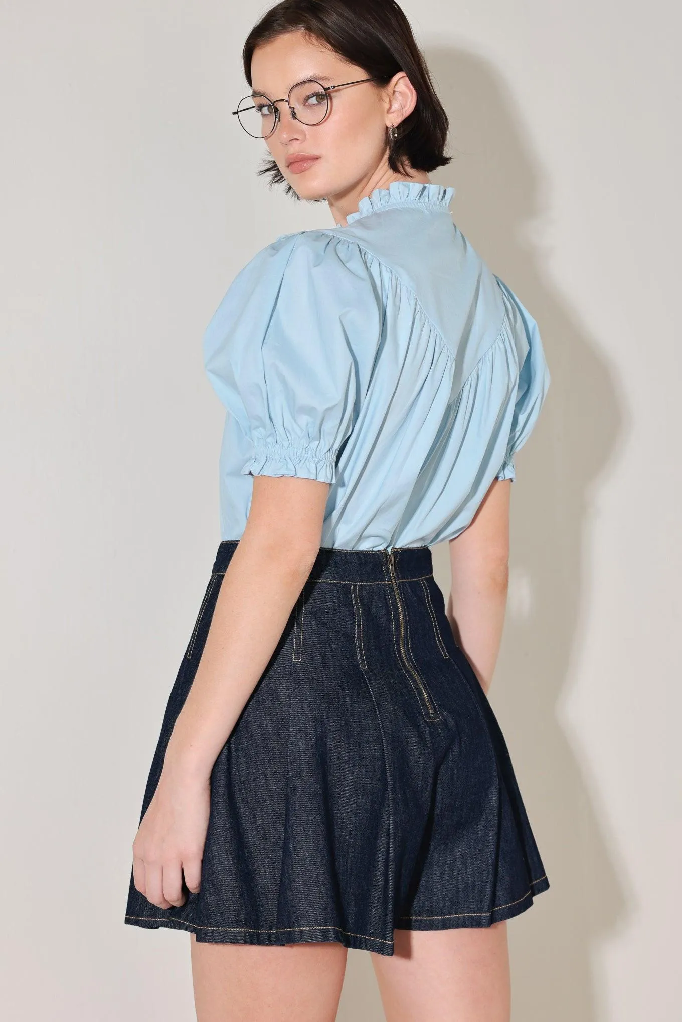 Lovesong in Denim Skort sold by Zulily product image thumbnail 3