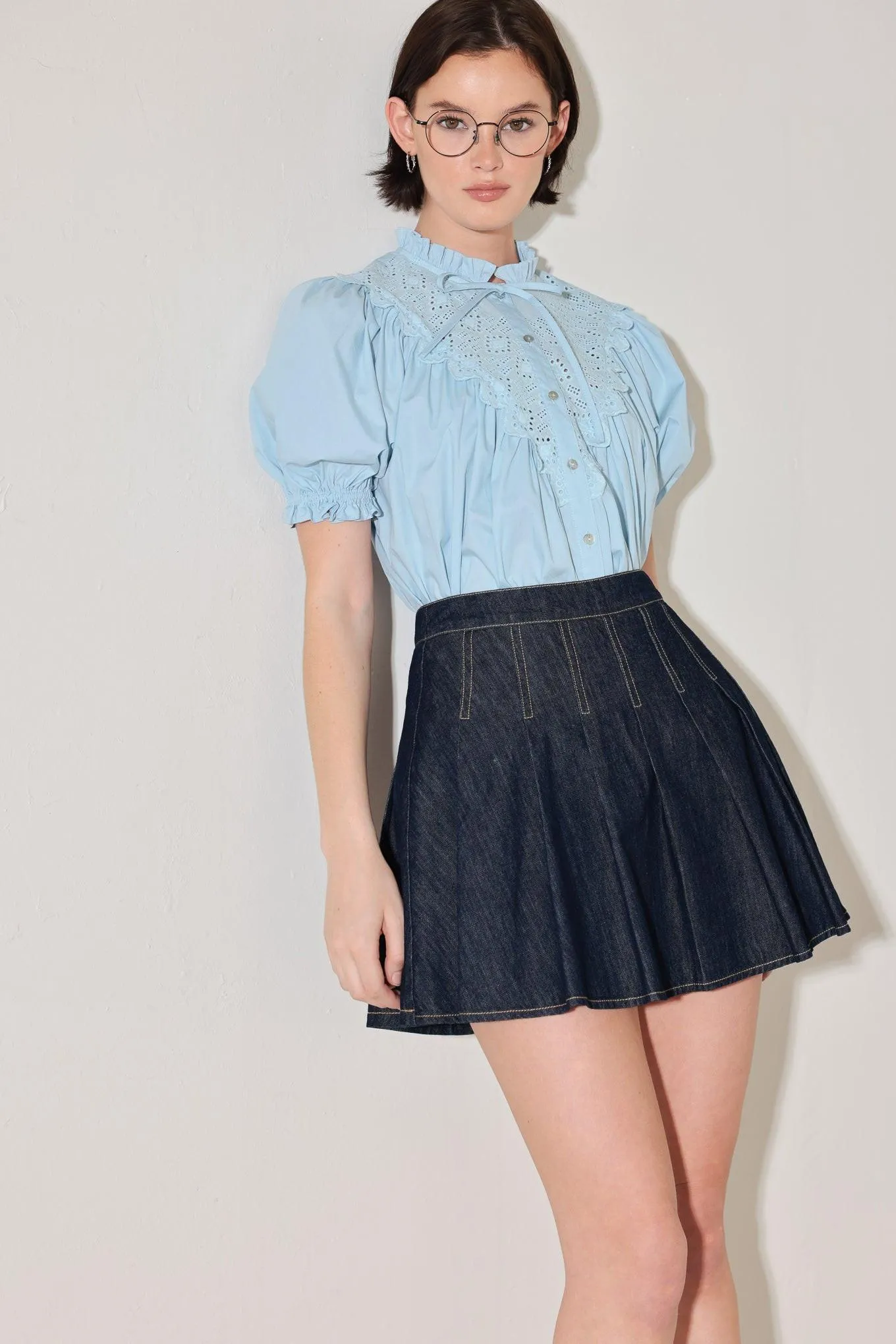 Lovesong in Denim Skort sold by Zulily product image thumbnail 2