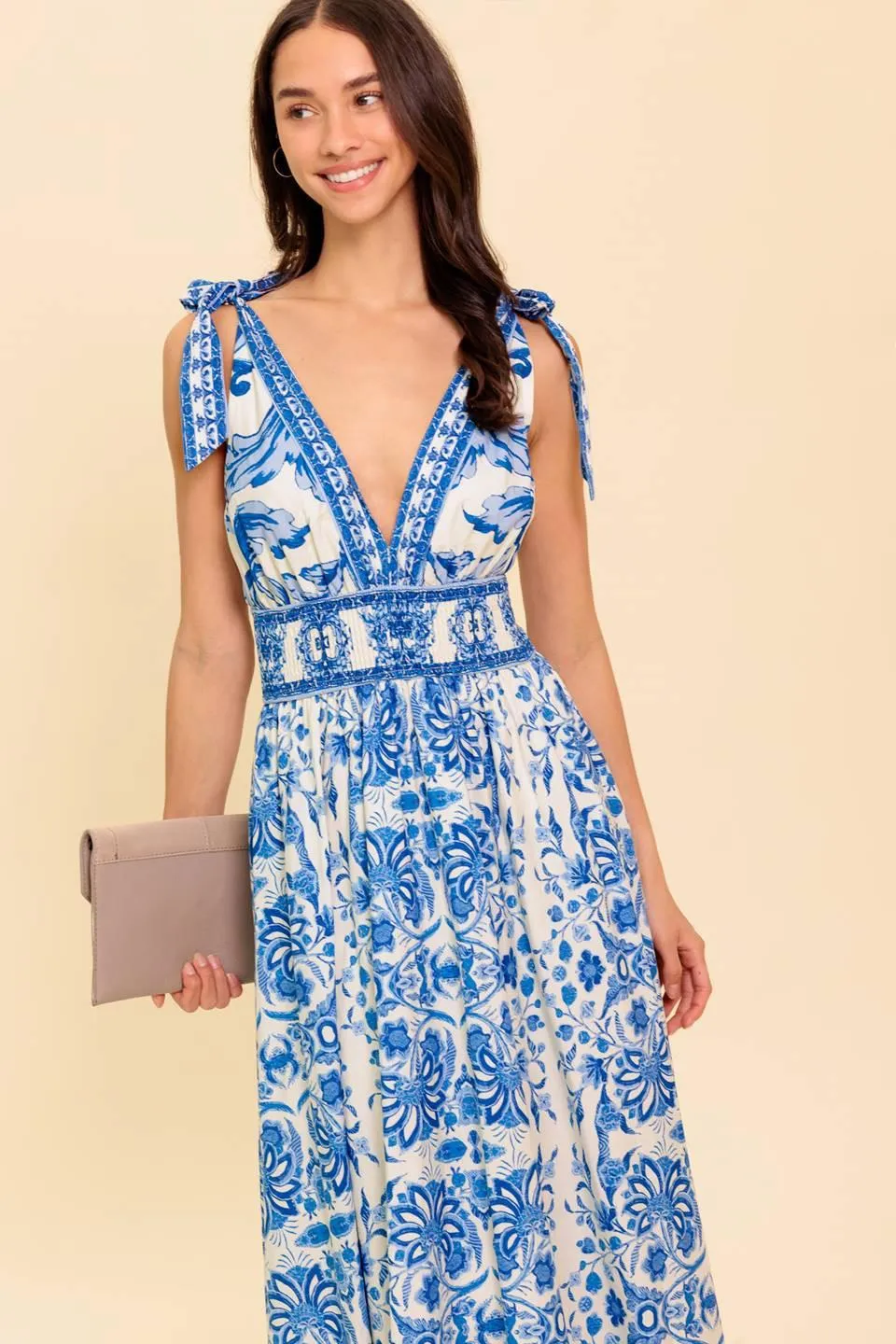 By the Bay Blue Woven Maxi Dress sold by Zulily product image thumbnail 5