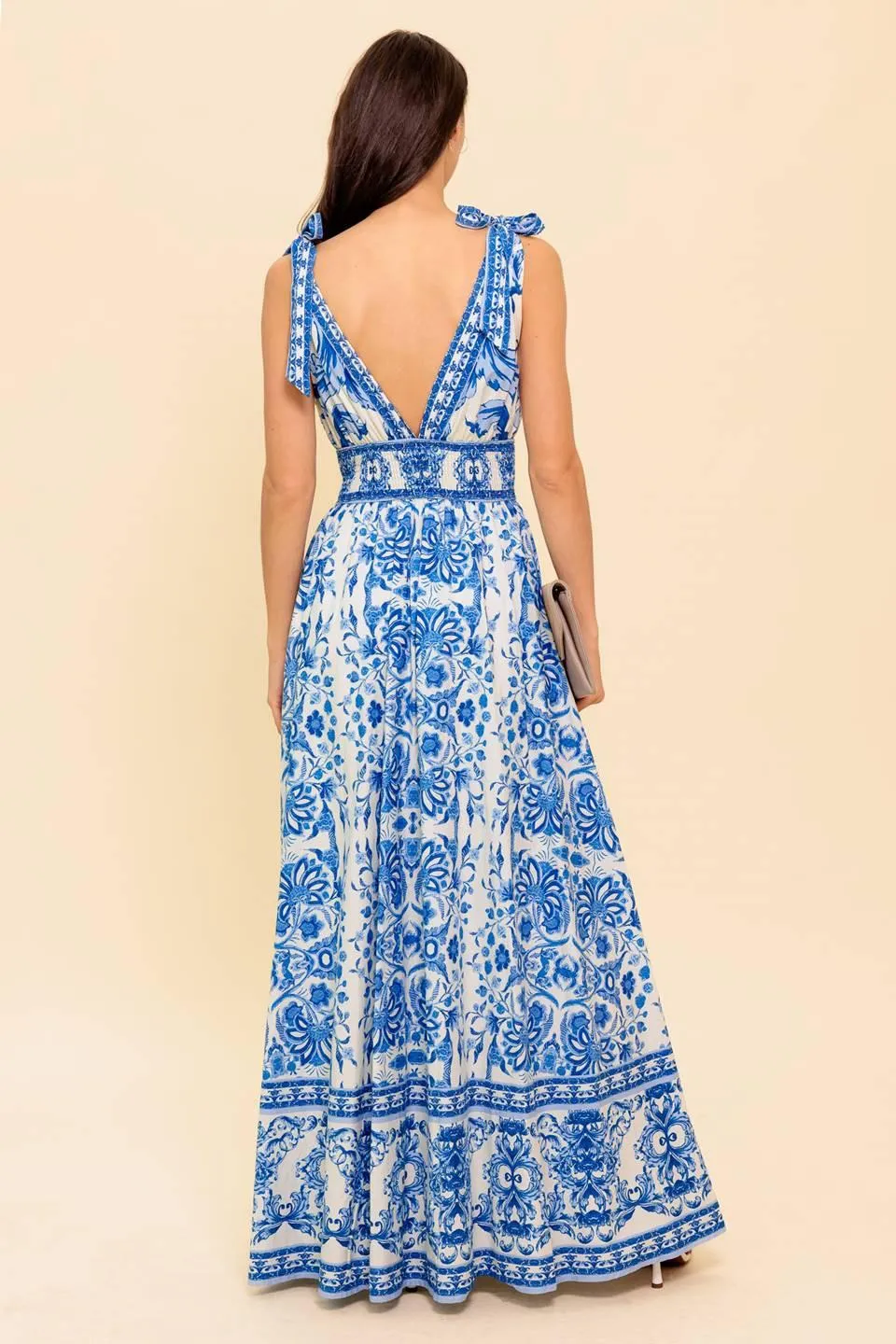 By the Bay Blue Woven Maxi Dress sold by Zulily product image thumbnail 2