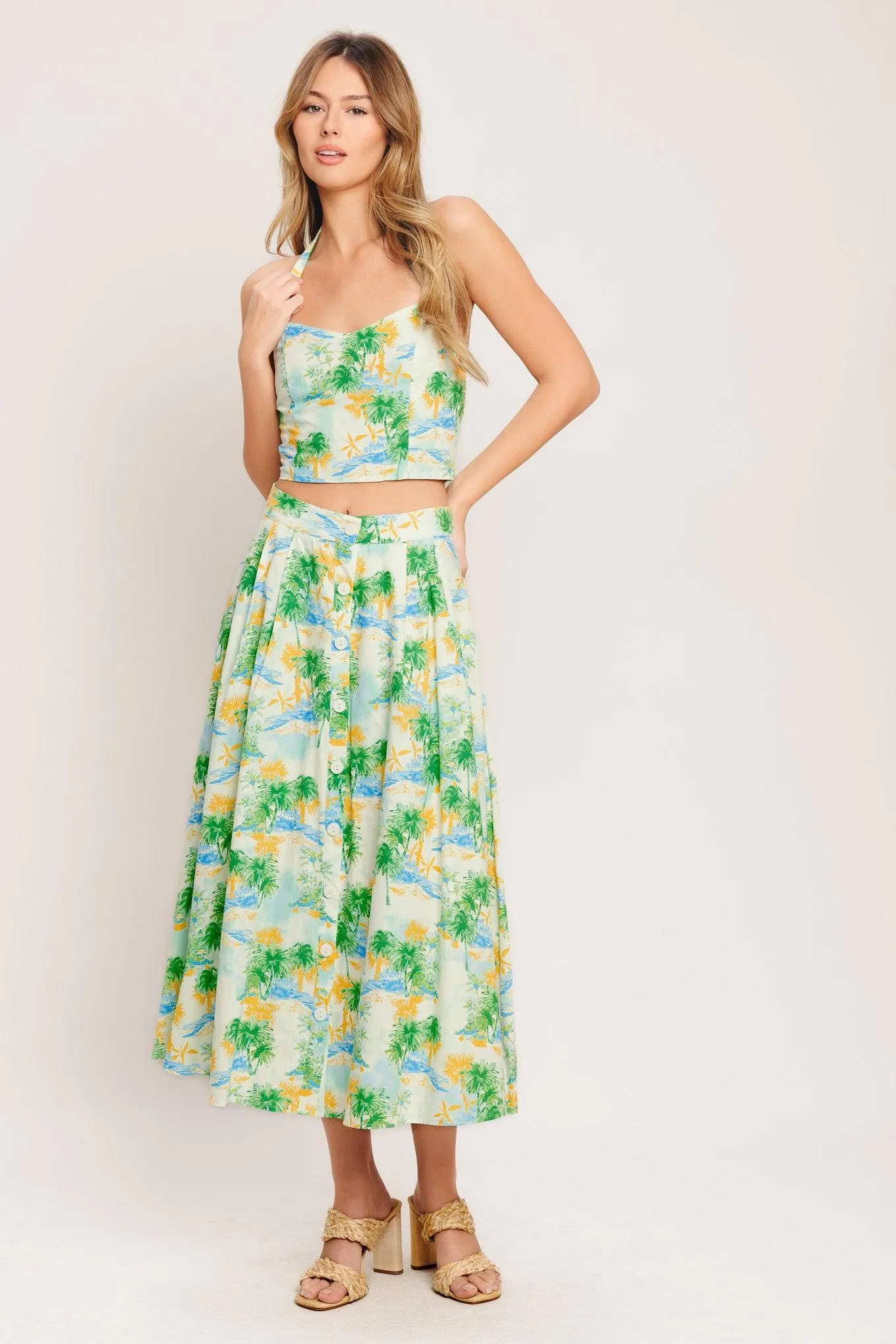 Picture Perfect Woven Top and Skirt Set sold by Zulily product image thumbnail 5