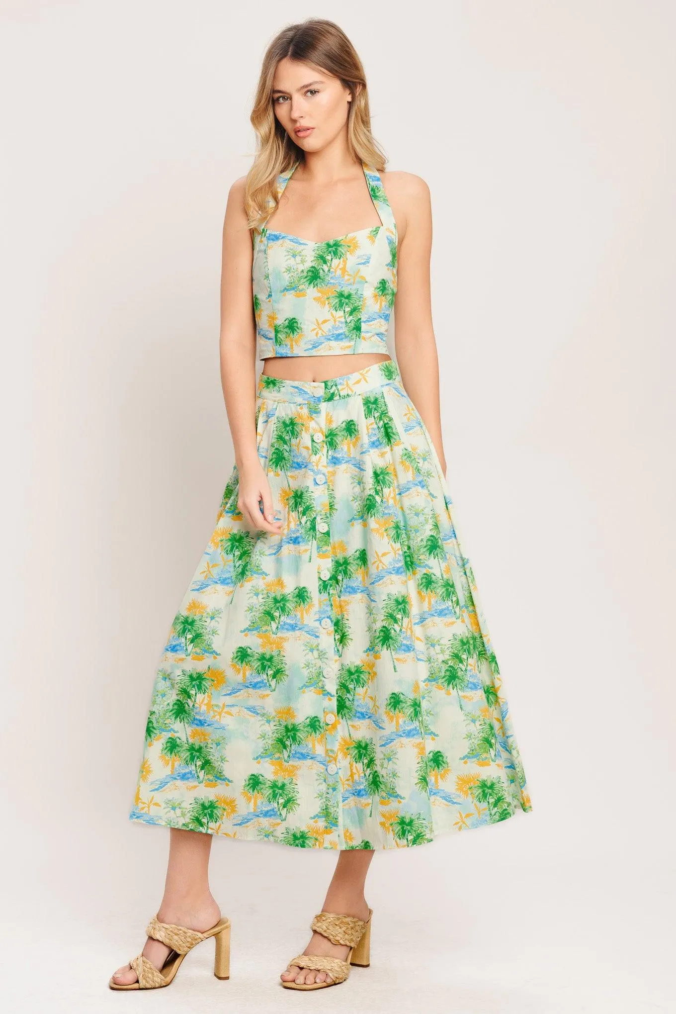 Picture Perfect Woven Top and Skirt Set sold by Zulily product image thumbnail 3