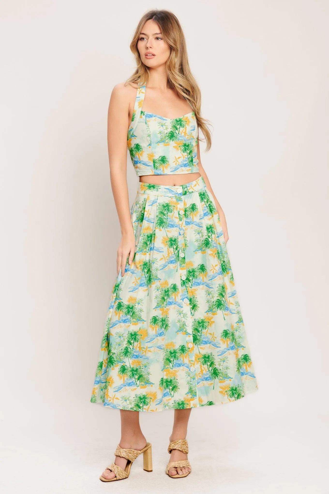 Picture Perfect Woven Top and Skirt Set sold by Zulily product image thumbnail 4
