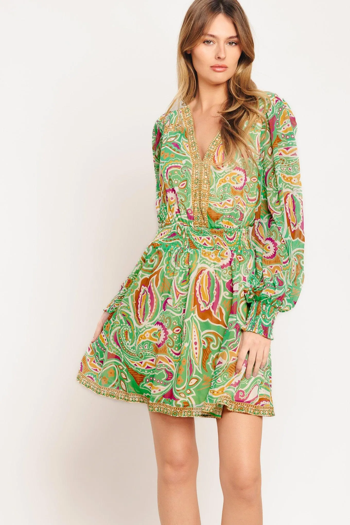 Time Spent Together Woven Mini Dress sold by Zulily product image thumbnail 4