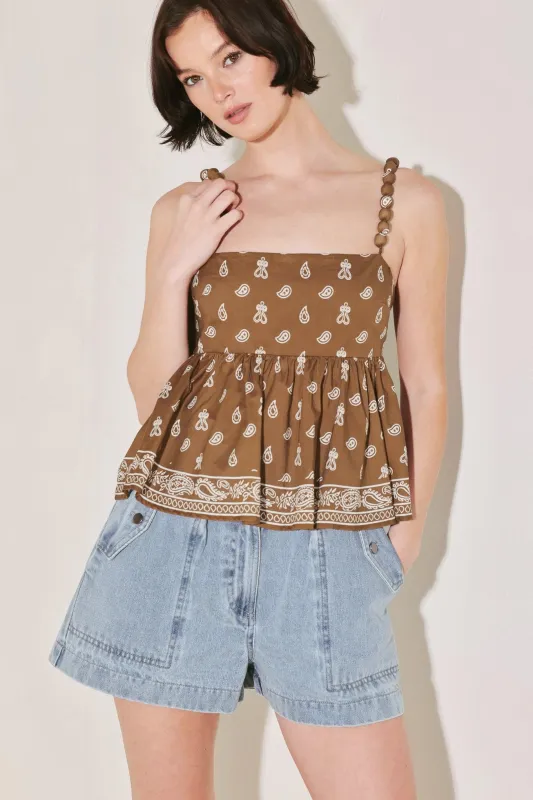 Free Spirit Mode Woven Top made by Flying Tomato