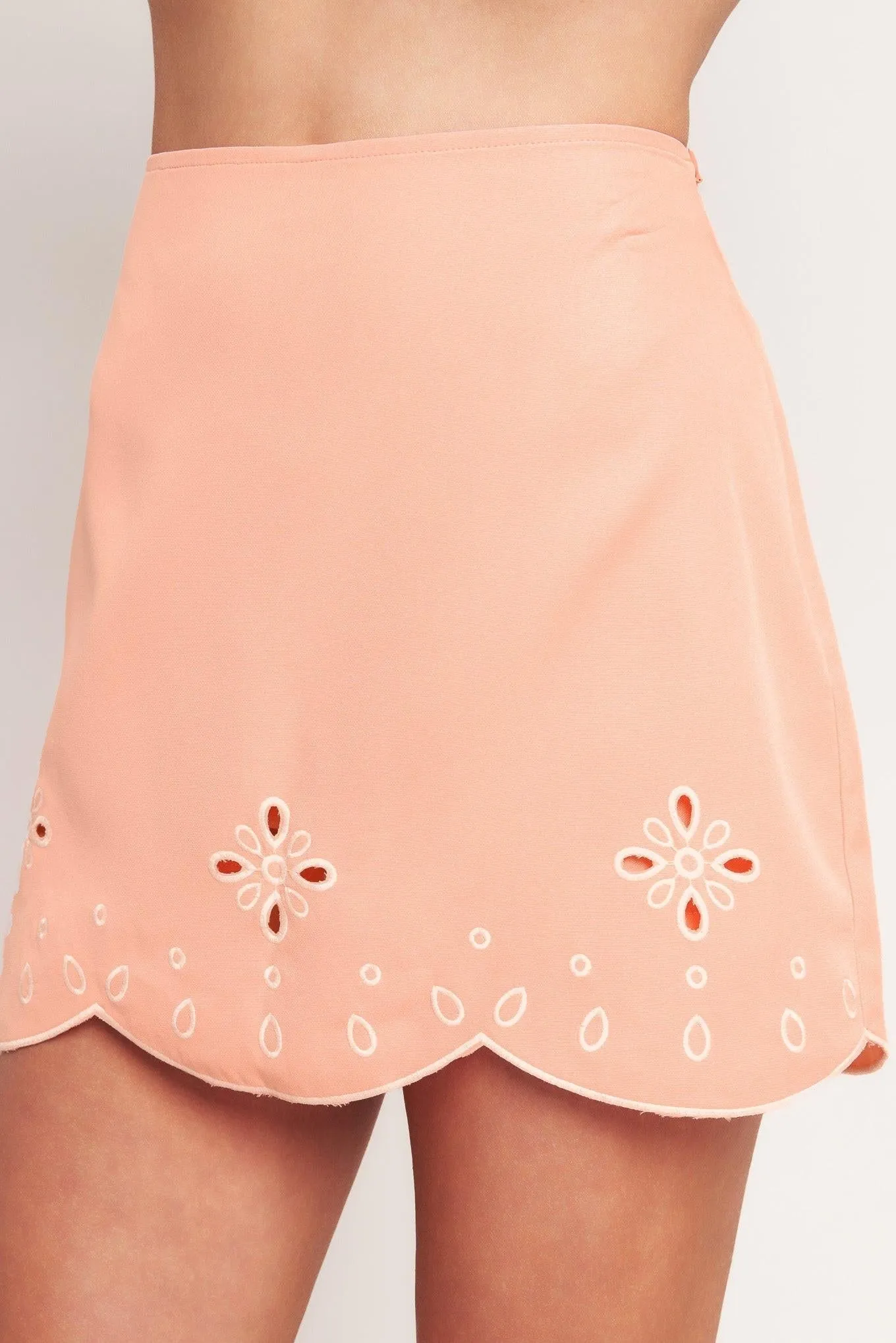 Love Peach Woven Mini Skirt sold by Zulily product image thumbnail 3