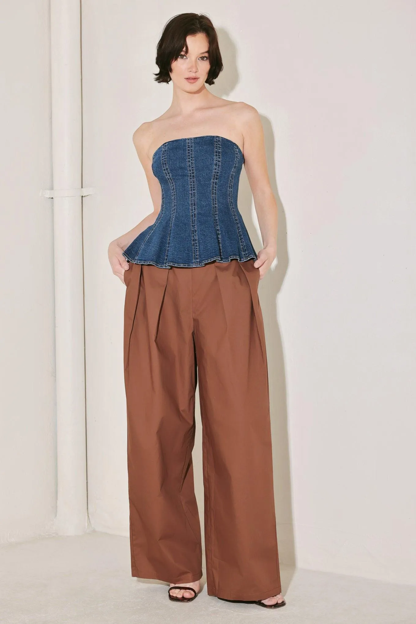 Power Play Denim Top sold by Zulily product image thumbnail 4