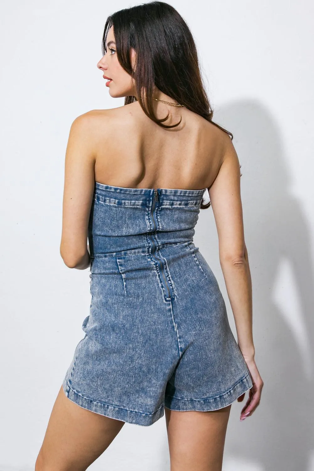We Love it Washed Romper sold by Zulily product image thumbnail 2