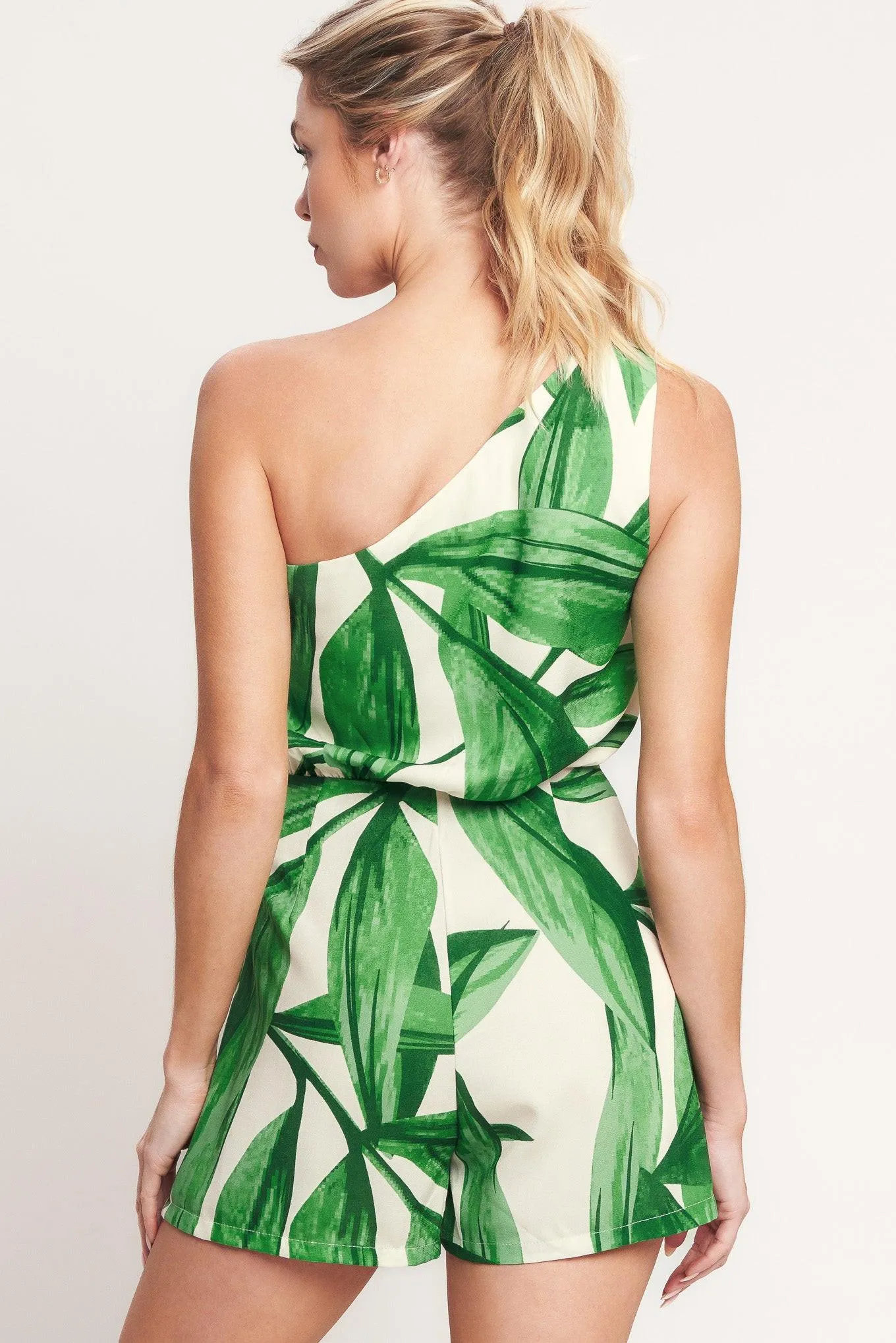 Leafy Love Story Woven Skort Romper sold by Zulily product image thumbnail 2