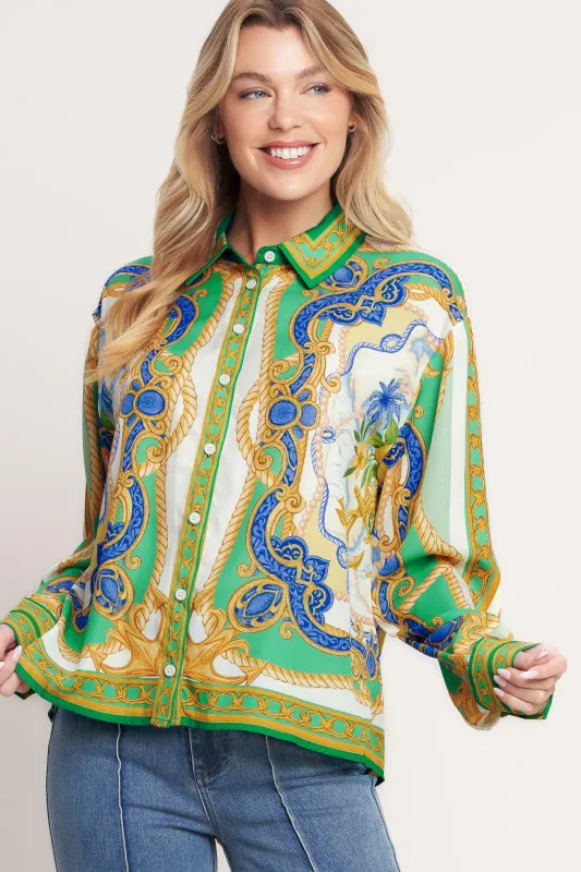 Vintage Heiress Woven Top made by Flying Tomato
