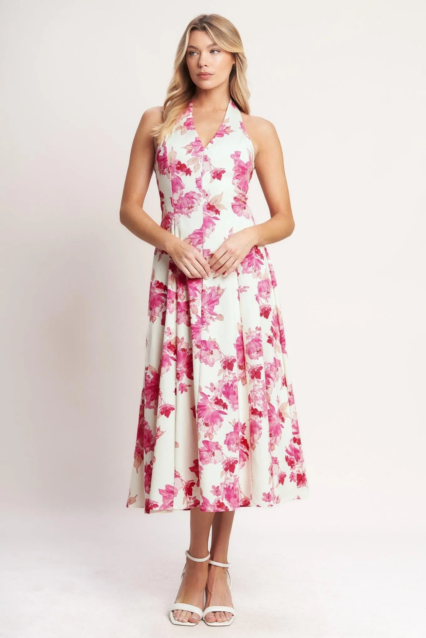 Rosy Afternoon Woven Midi Dress sold by Zulily product image thumbnail 5