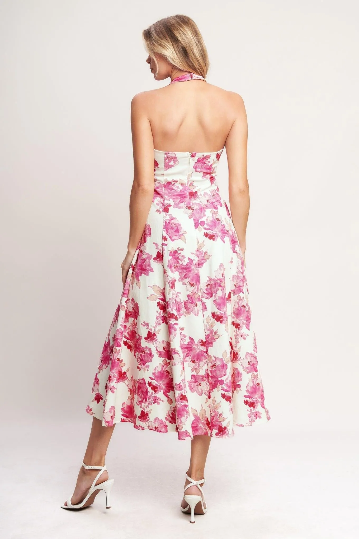 Rosy Afternoon Woven Midi Dress sold by Zulily product image thumbnail 2