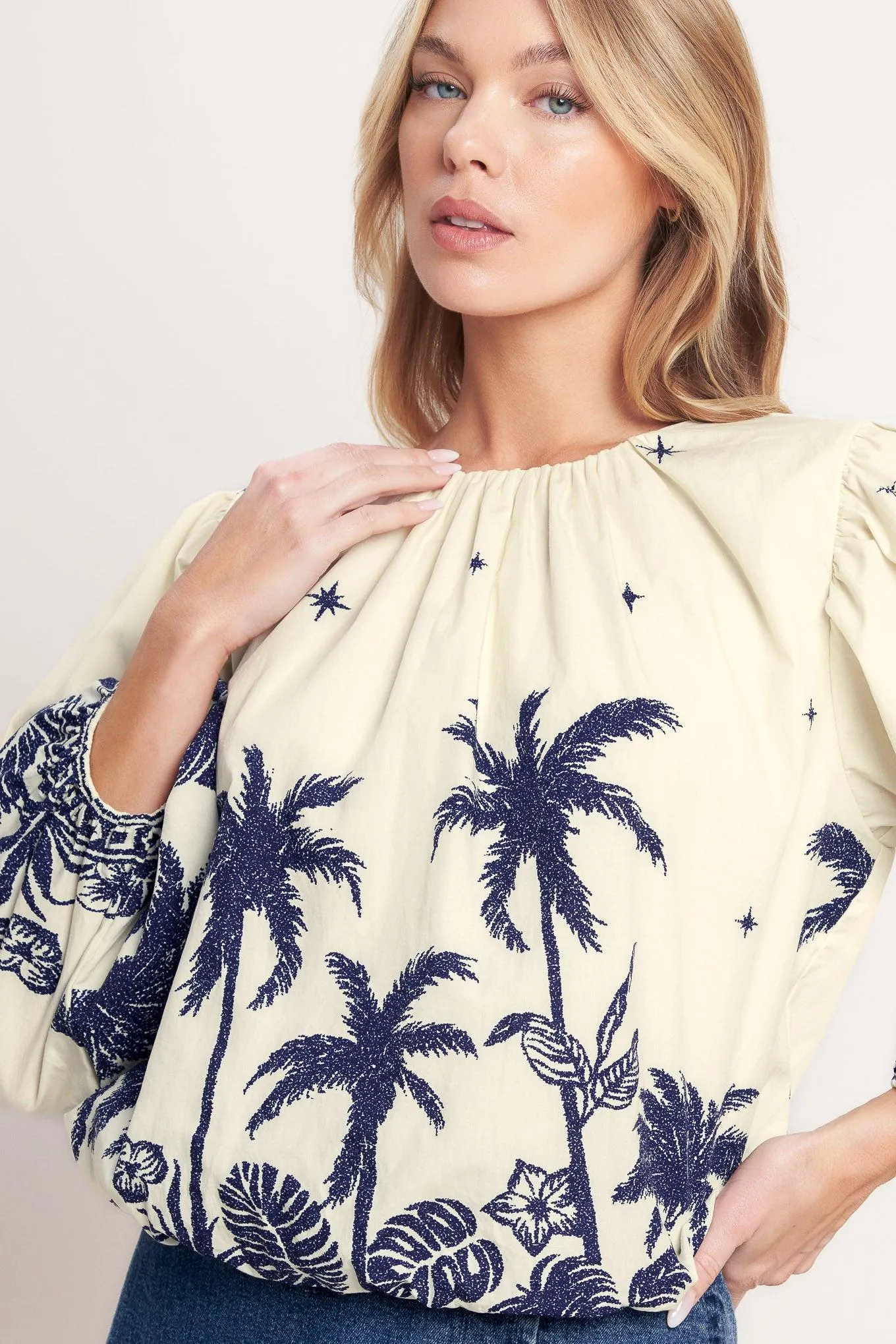Boho Constellation Woven Top sold by Zulily product image thumbnail 5