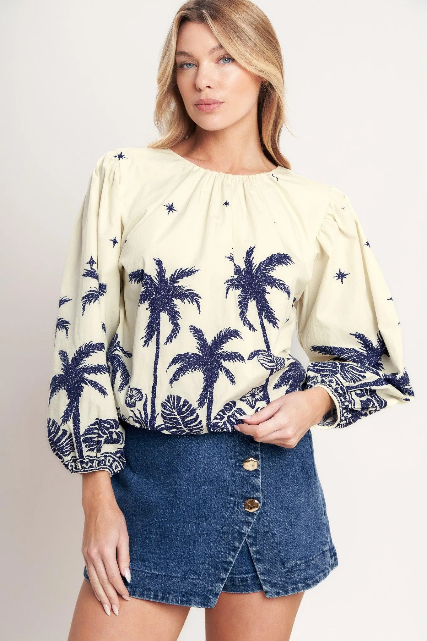 Boho Constellation Woven Top sold by Zulily product image thumbnail 3