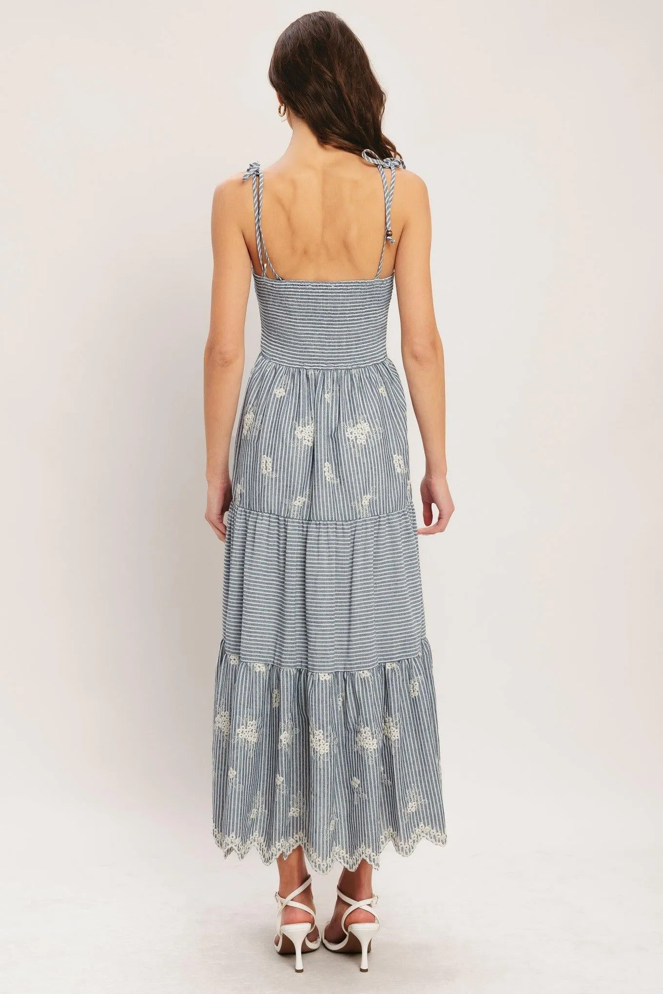 Salt Air Stripe Woven Midi Dress sold by Zulily product image thumbnail 2