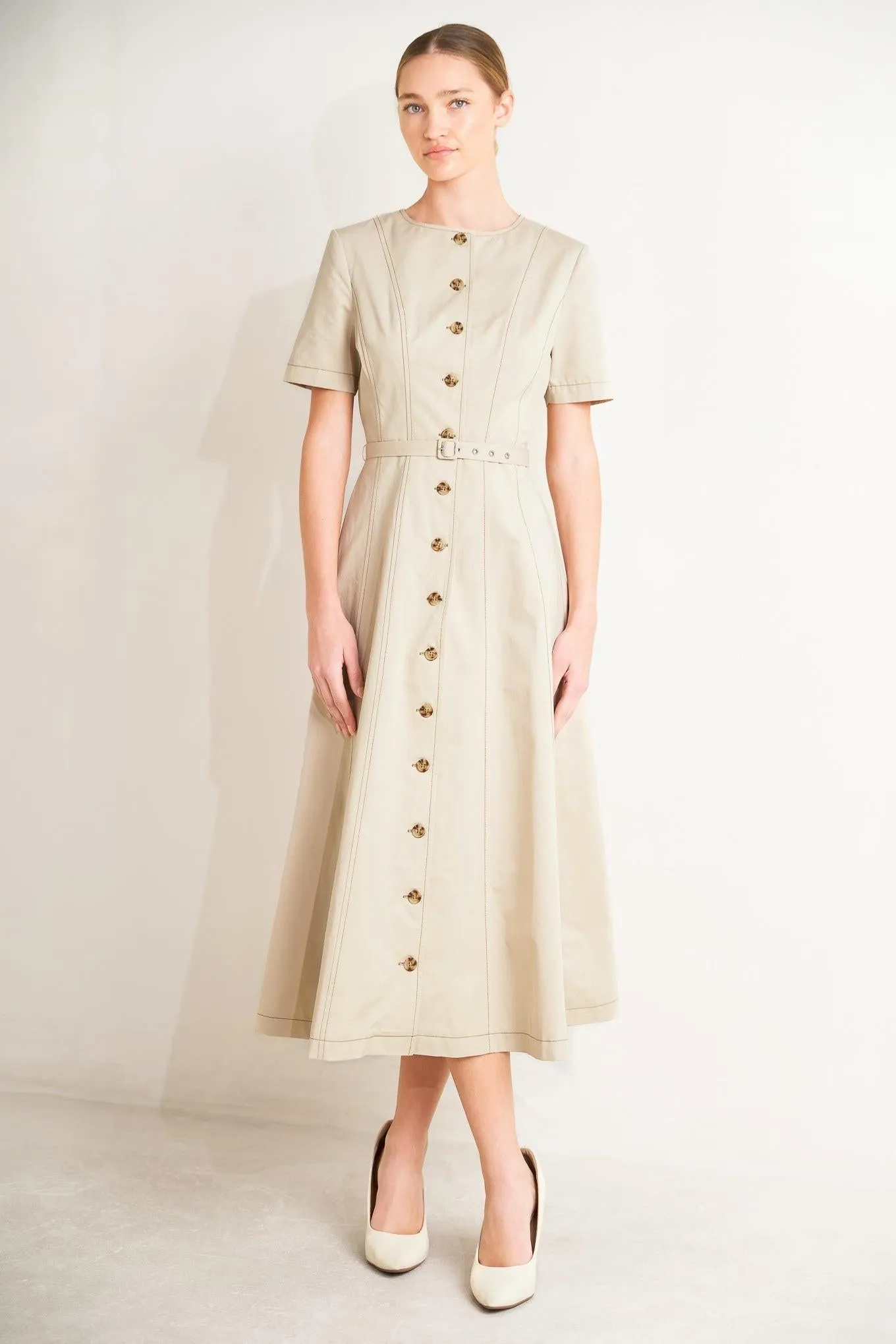 Command the Room Woven Midi Dress sold by Zulily