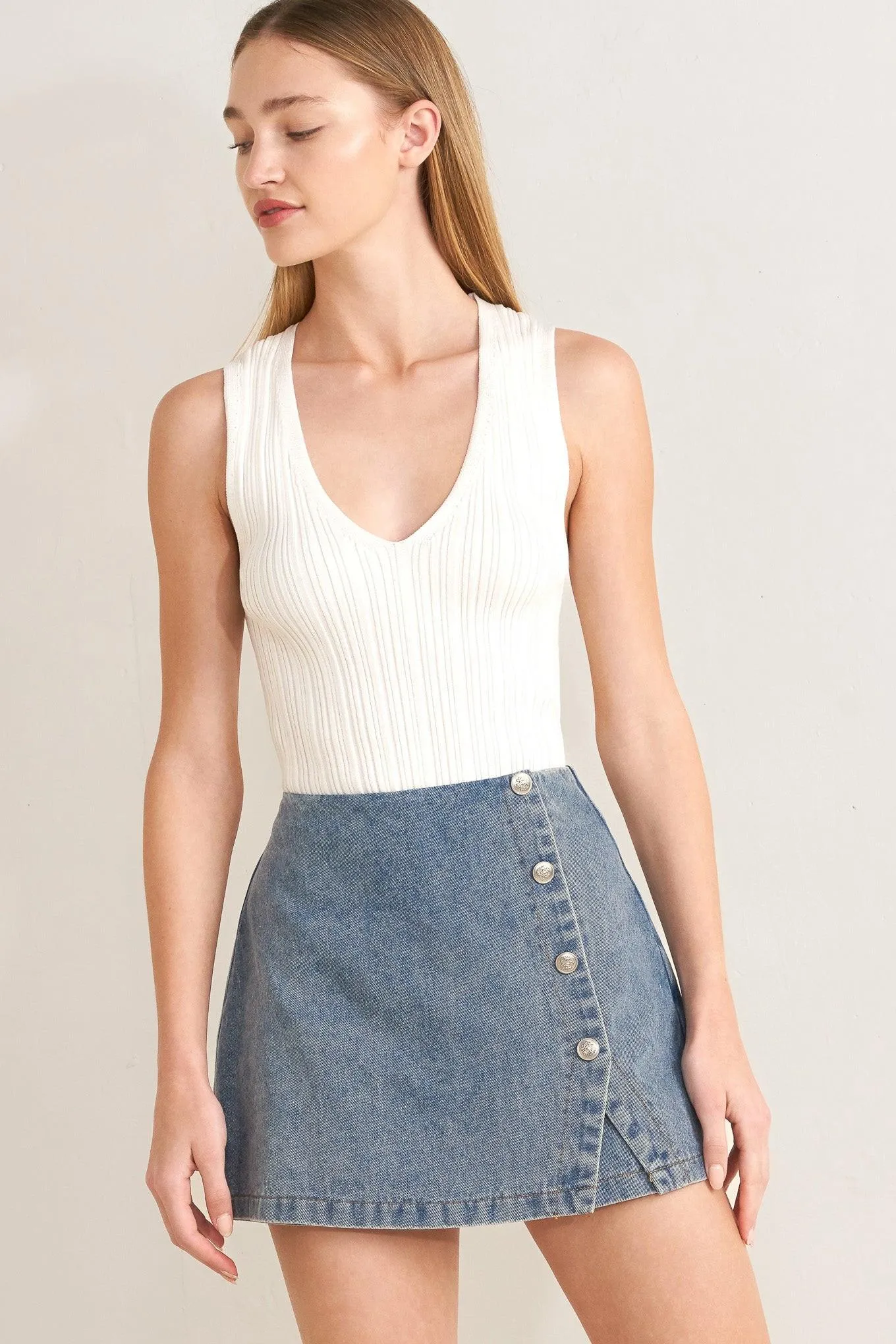 Santa Monica Denim Skort sold by Zulily product image thumbnail 5