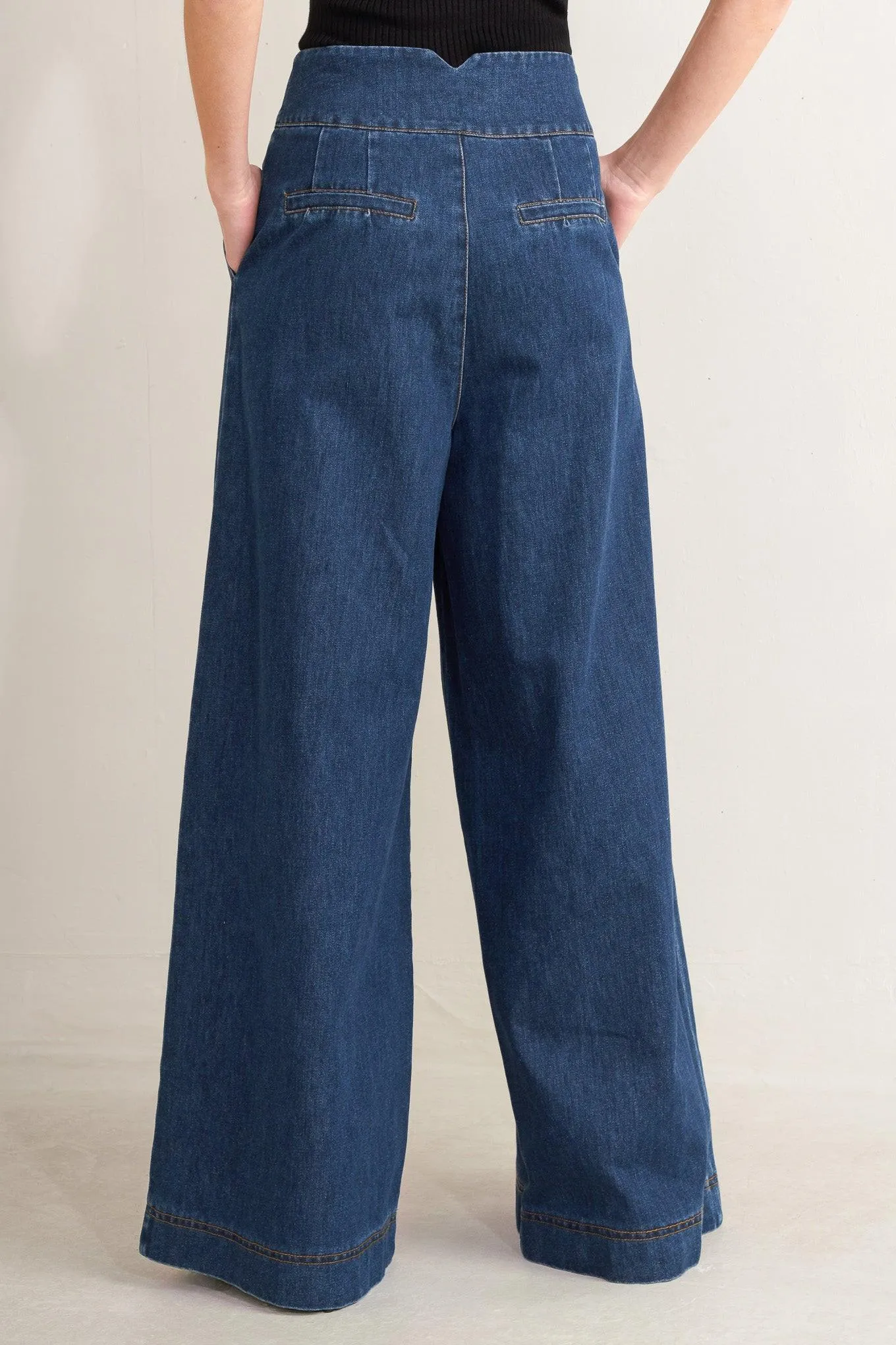Ocean Drive Wide Denim Pants sold by Zulily product image thumbnail 2