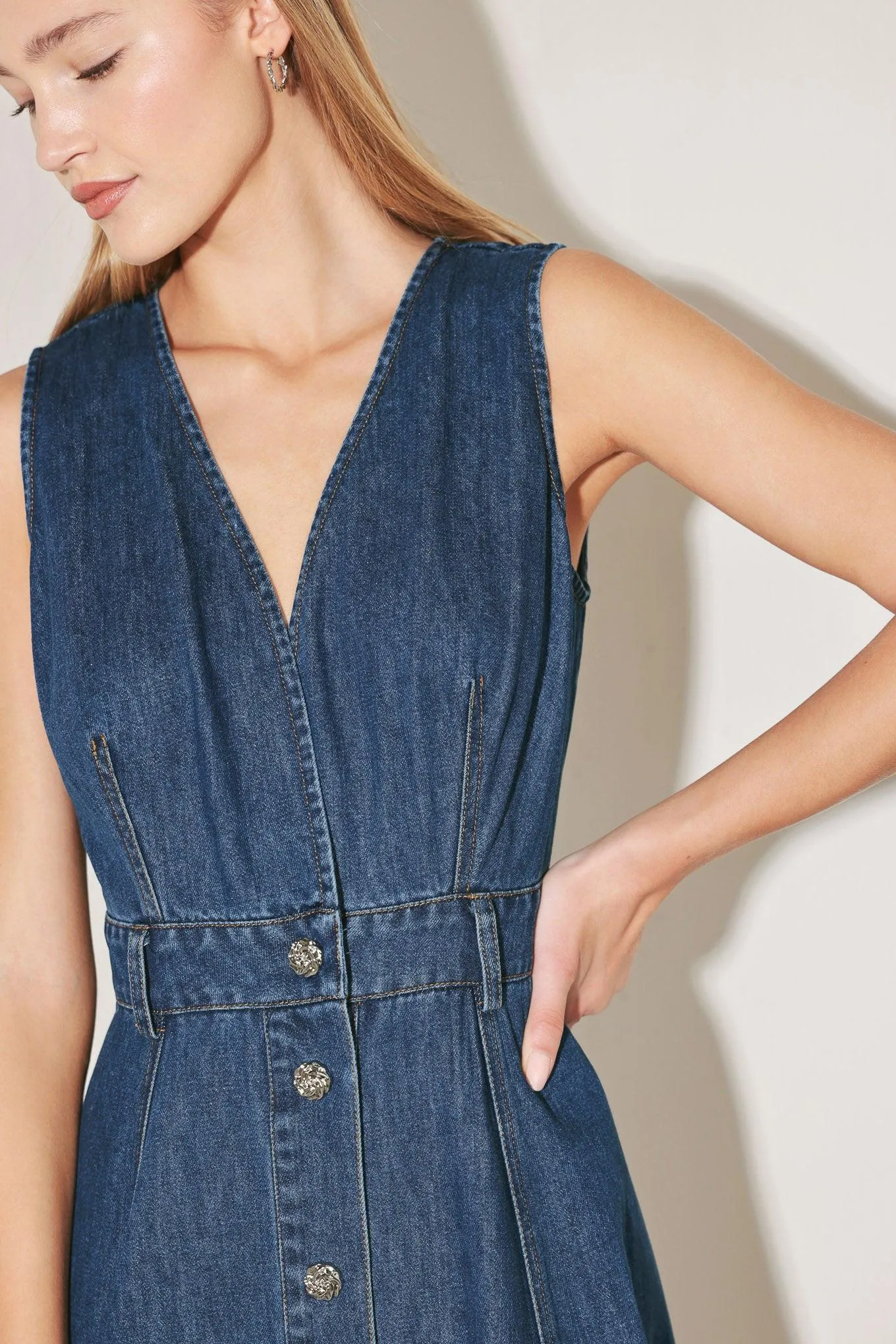 Paris in Denim Midi Dress sold by Zulily product image thumbnail 4
