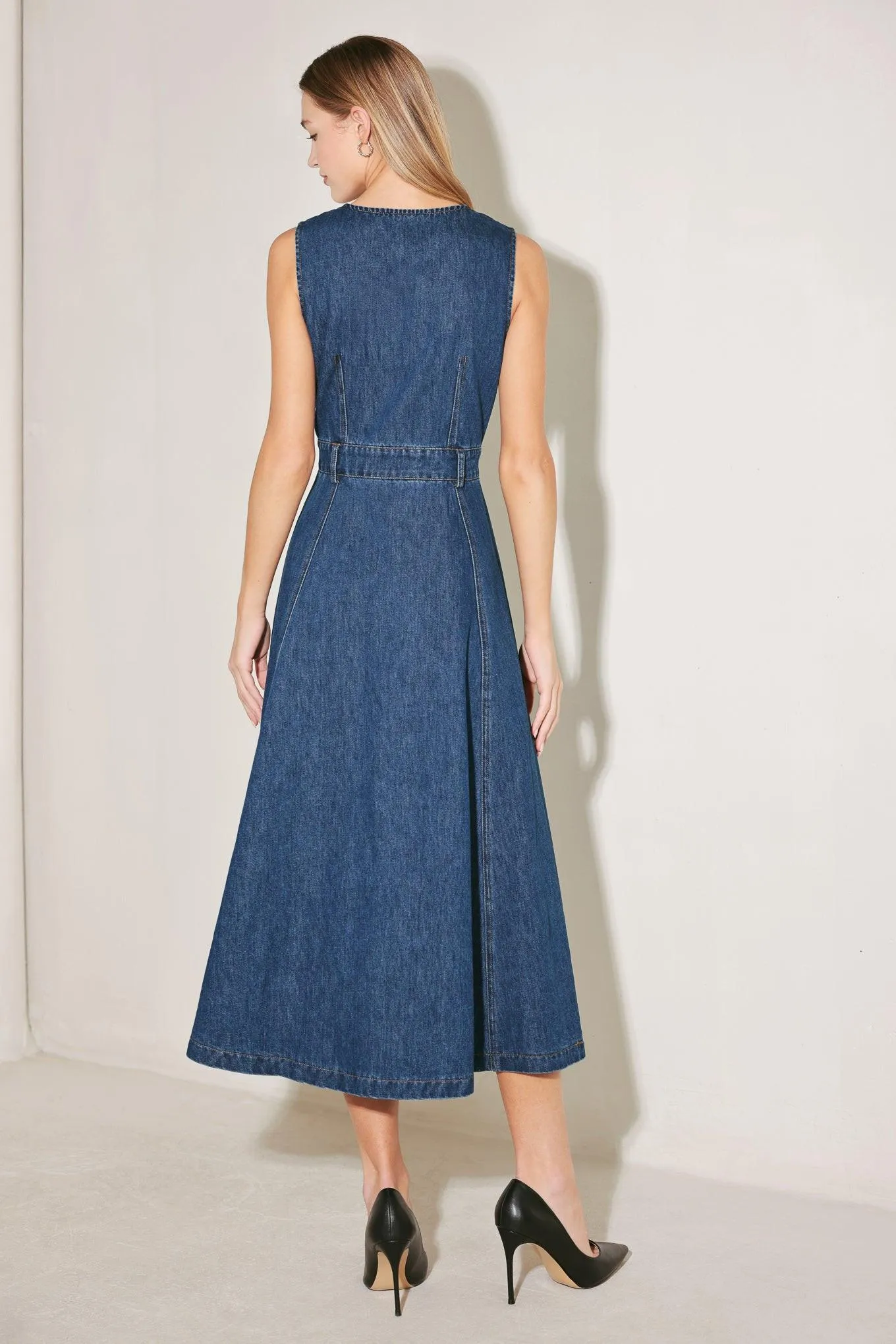 Paris in Denim Midi Dress sold by Zulily product image thumbnail 2