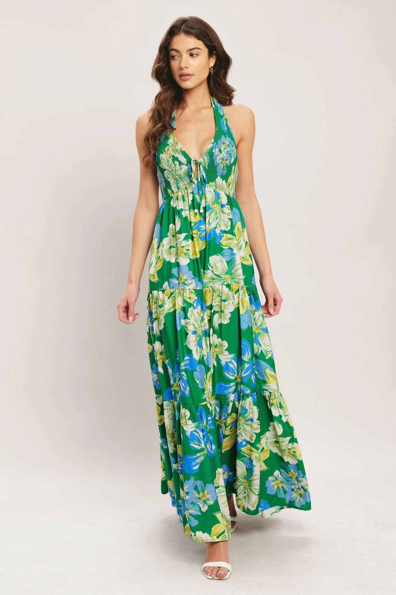Palm Shore Bloom Woven Maxi Dress sold by Zulily product image thumbnail 5