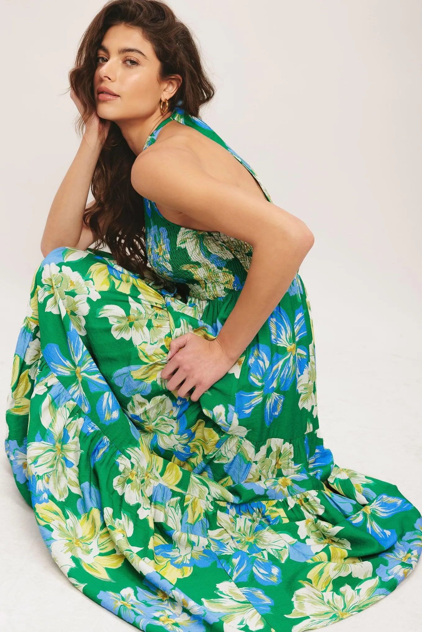 Palm Shore Bloom Woven Maxi Dress sold by Zulily product image thumbnail 3