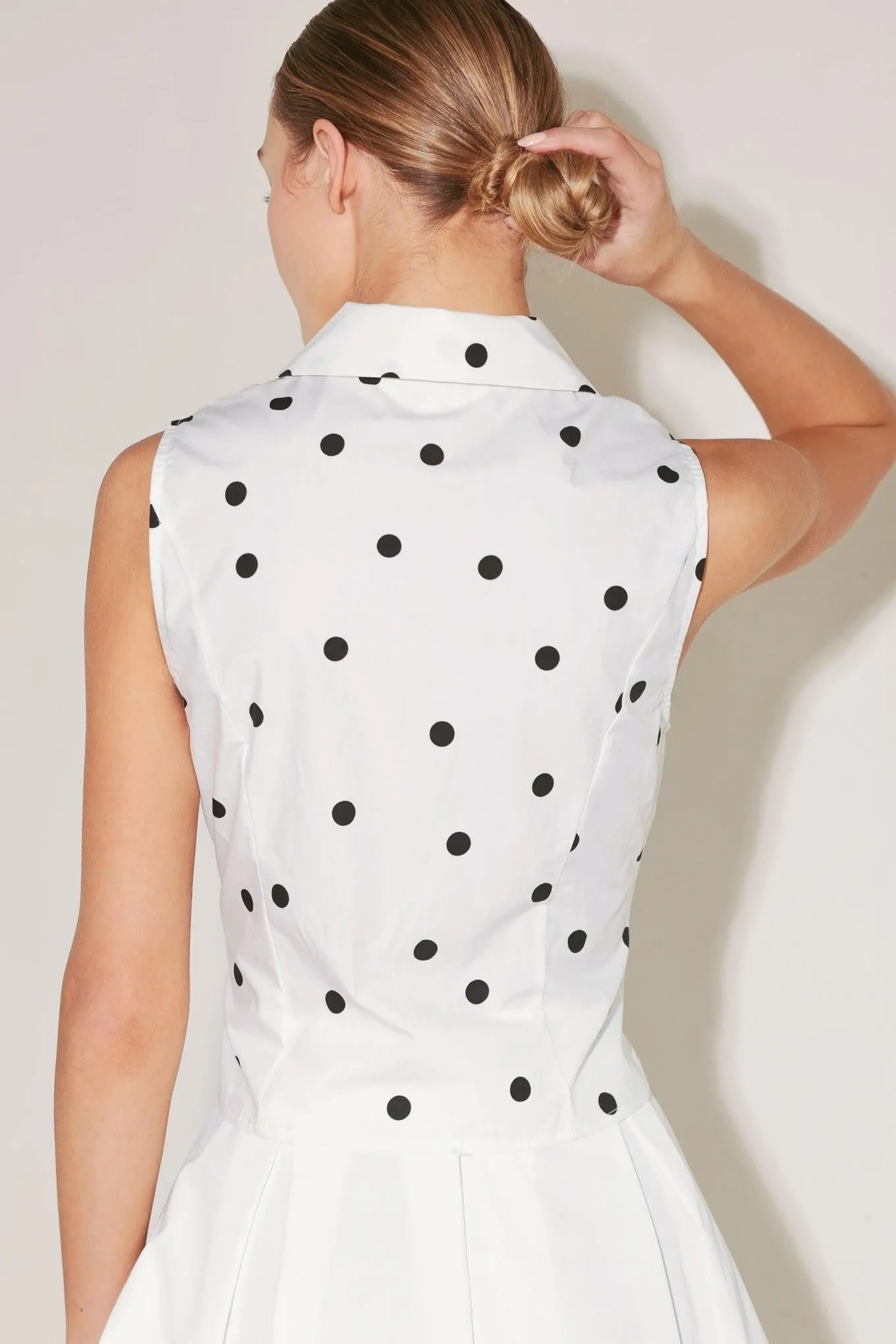 Café Noir Polka Woven Top sold by Zulily product image thumbnail 2