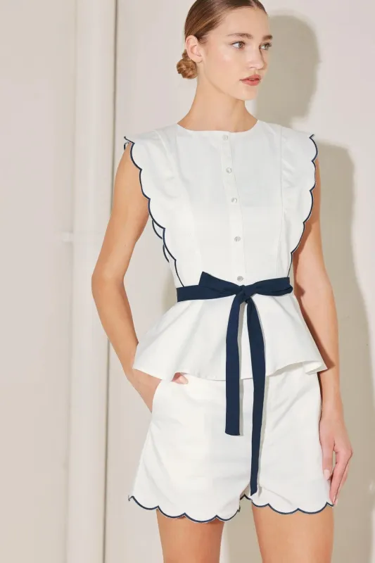 Resort Ready Woven Top made by Flying Tomato
