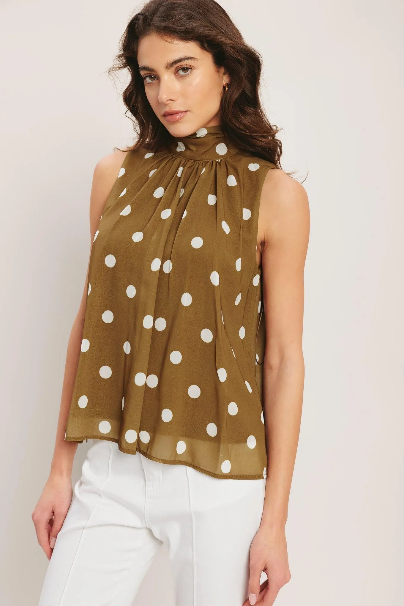 Retro Pop Dot Woven Top sold by Zulily product image thumbnail 5