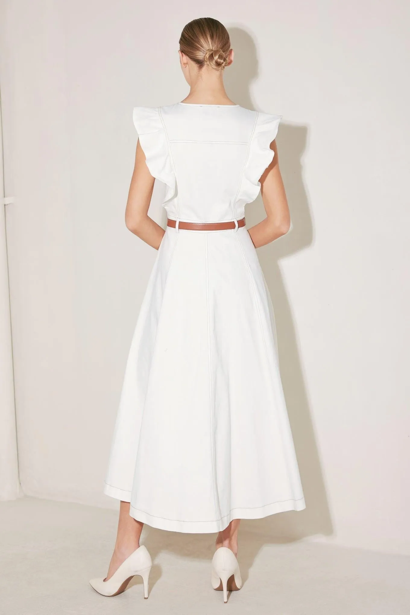 Soft Power Story Woven Midi Dress sold by Zulily product image thumbnail 2