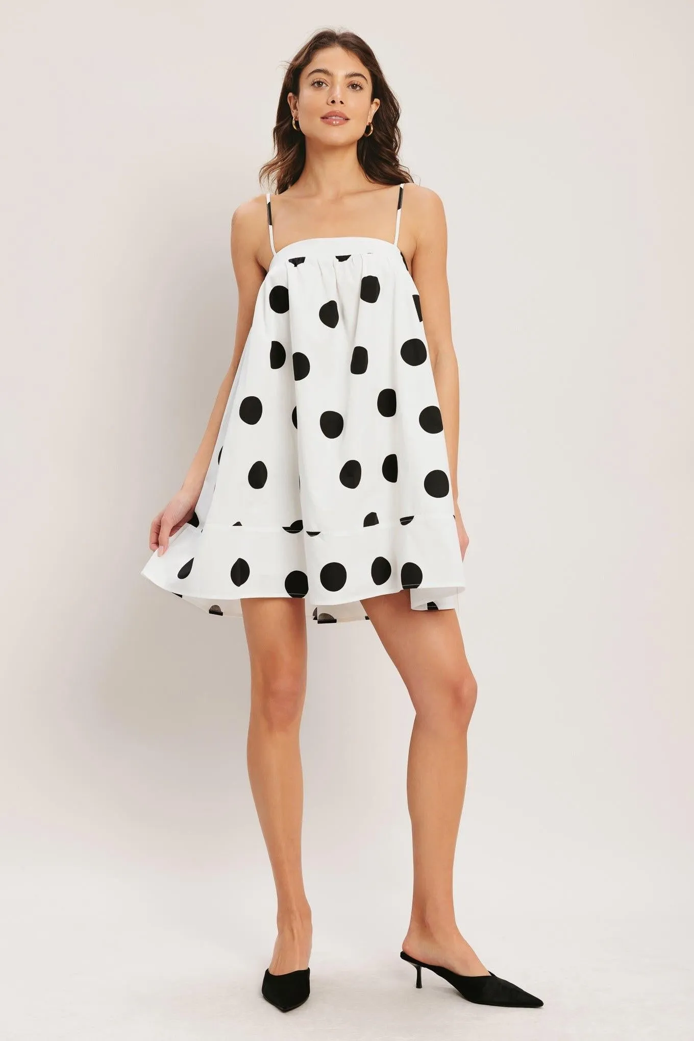 Runway Polka Woven Mini Dress sold by Zulily