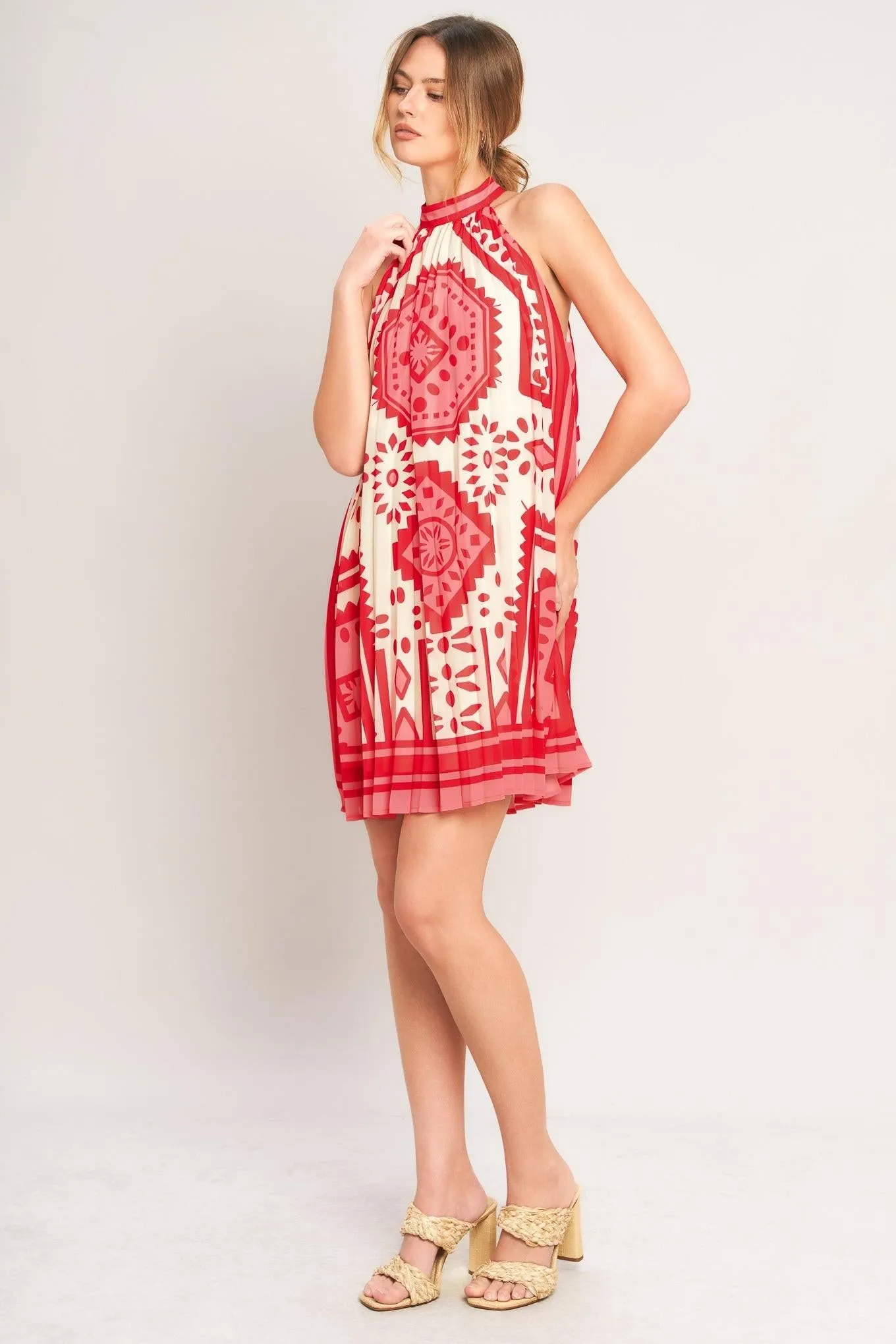 Sunset Medallion Woven Mini Dress sold by Zulily product image thumbnail 4