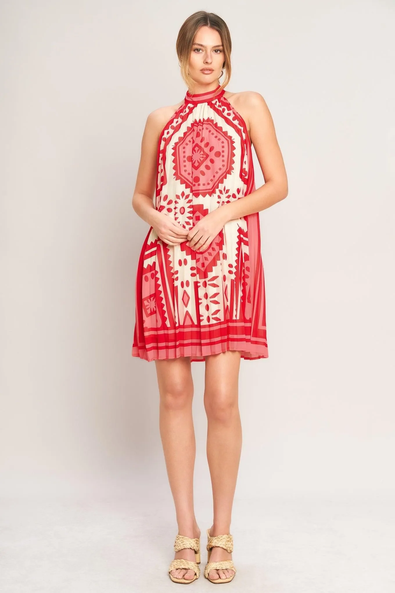 Sunset Medallion Woven Mini Dress sold by Zulily product image thumbnail 2