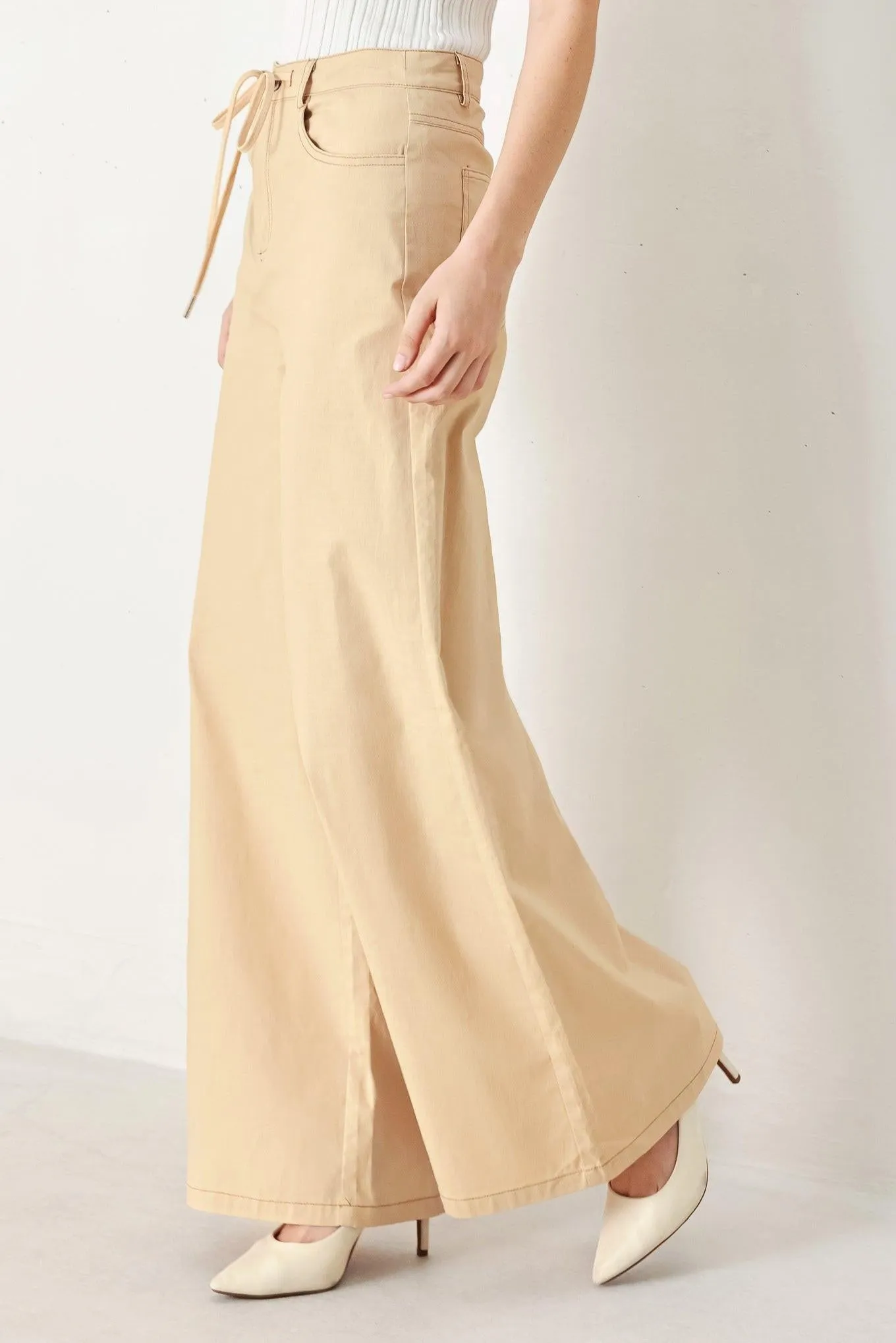 Modern Sand Woven Pants sold by Zulily product image thumbnail 5