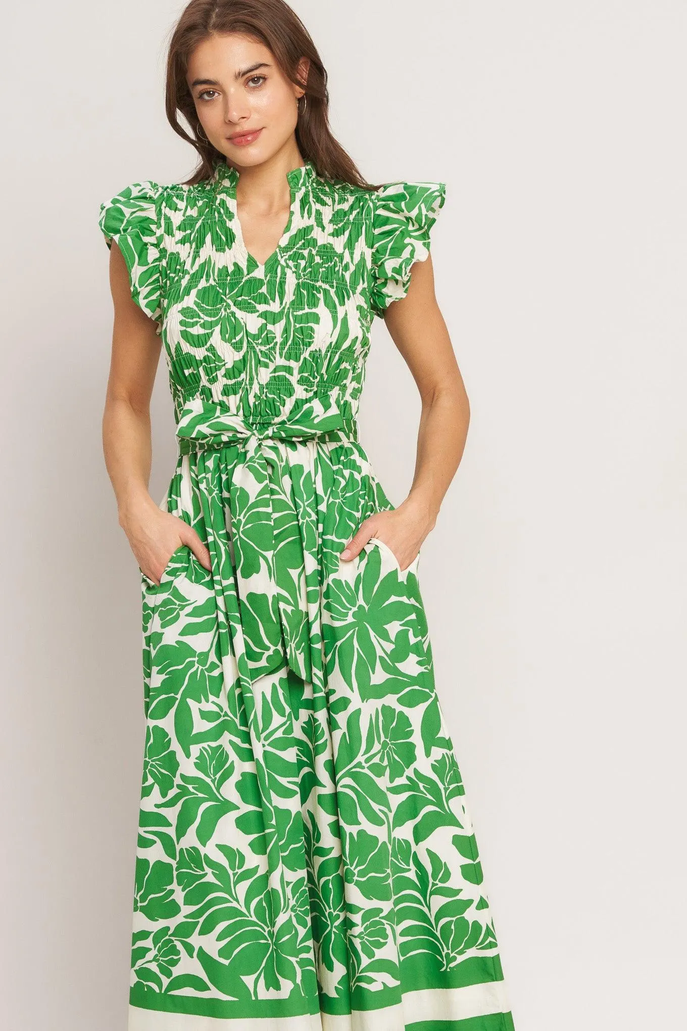Bloom Energy Woven Midi Dress sold by Zulily product image thumbnail 4
