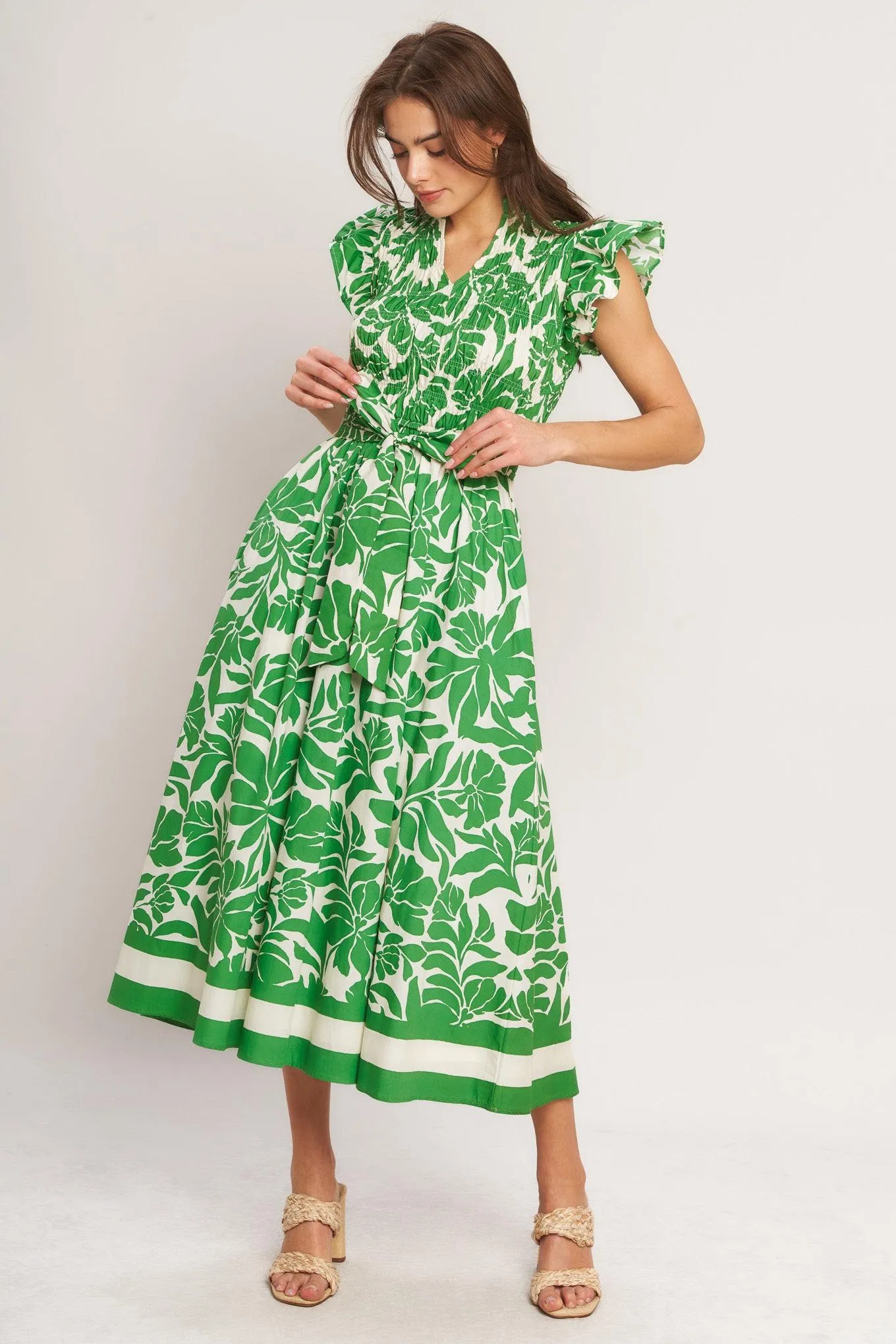 Bloom Energy Woven Midi Dress sold by Zulily product image thumbnail 5