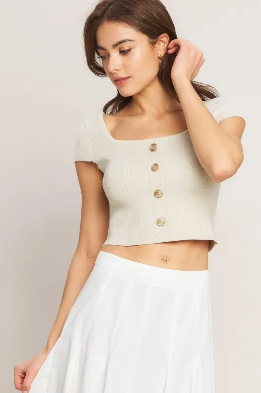Effortless Fit Sweater Knit Top made by Flying Tomato