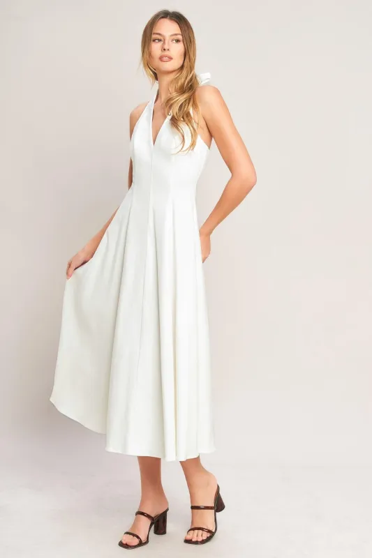 Serene Moment Woven Midi Dress made by Flying Tomato