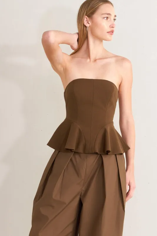 Effortless Elegance Woven Tube Top made by Flying Tomato